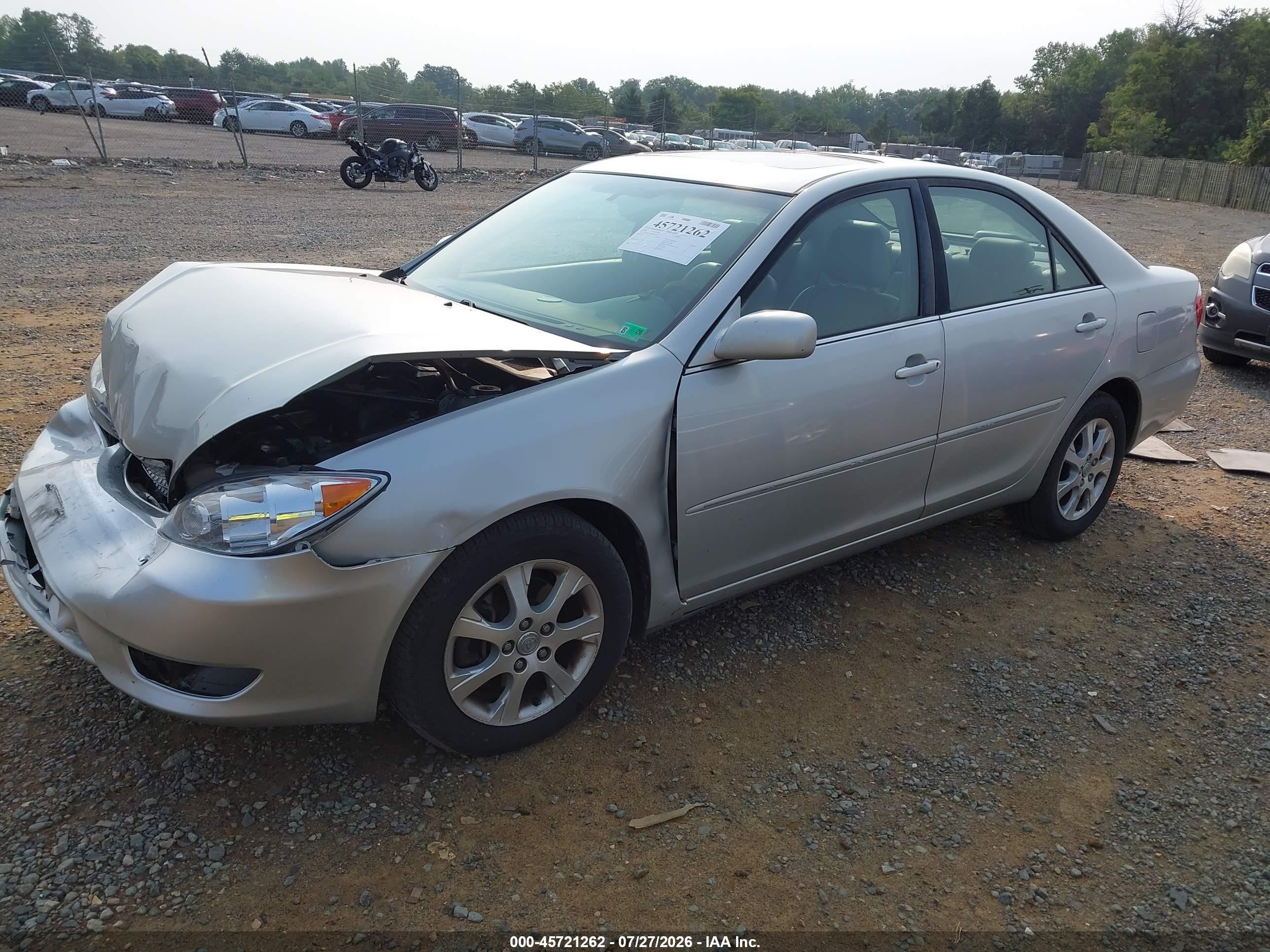2006 Toyota Camry Xle V6 Серебряный vin: 4T1BF32K56U628978