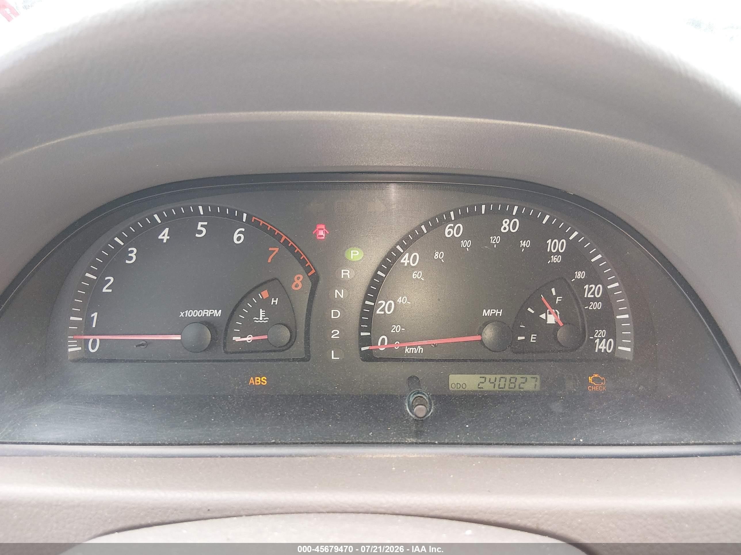 2002 Toyota Camry Le Silver vin: 4T1BF32K62U506642