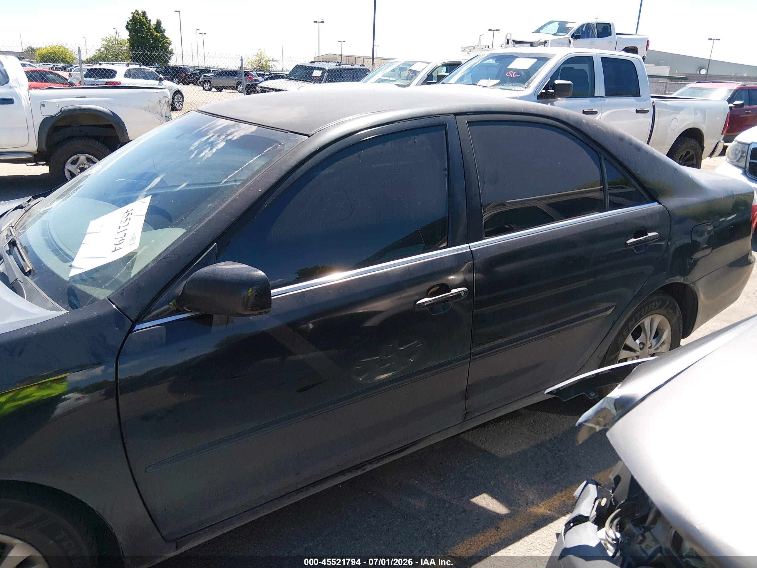 2006 Toyota Camry Le V6 Черный vin: 4T1BF32K66U621599