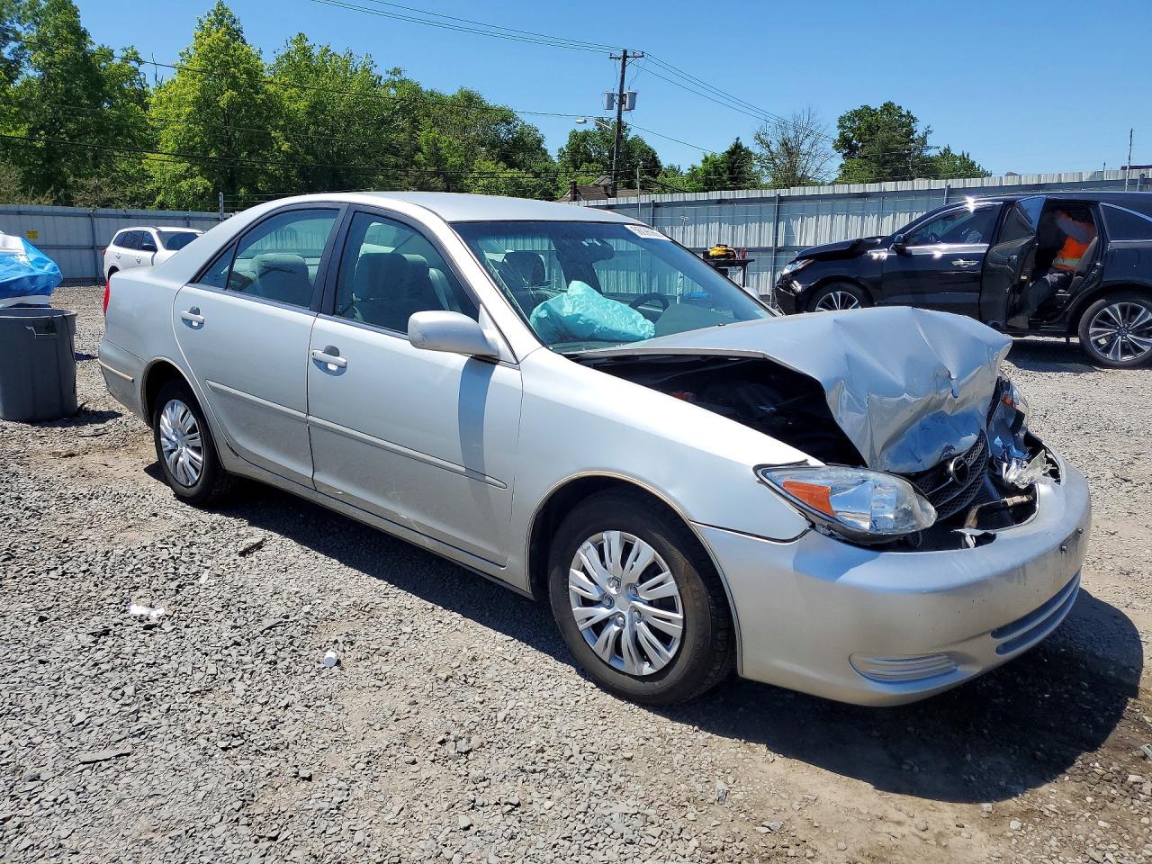 2002 Toyota Camry Le V6 Silver vin: 4T1BF32K72U527144