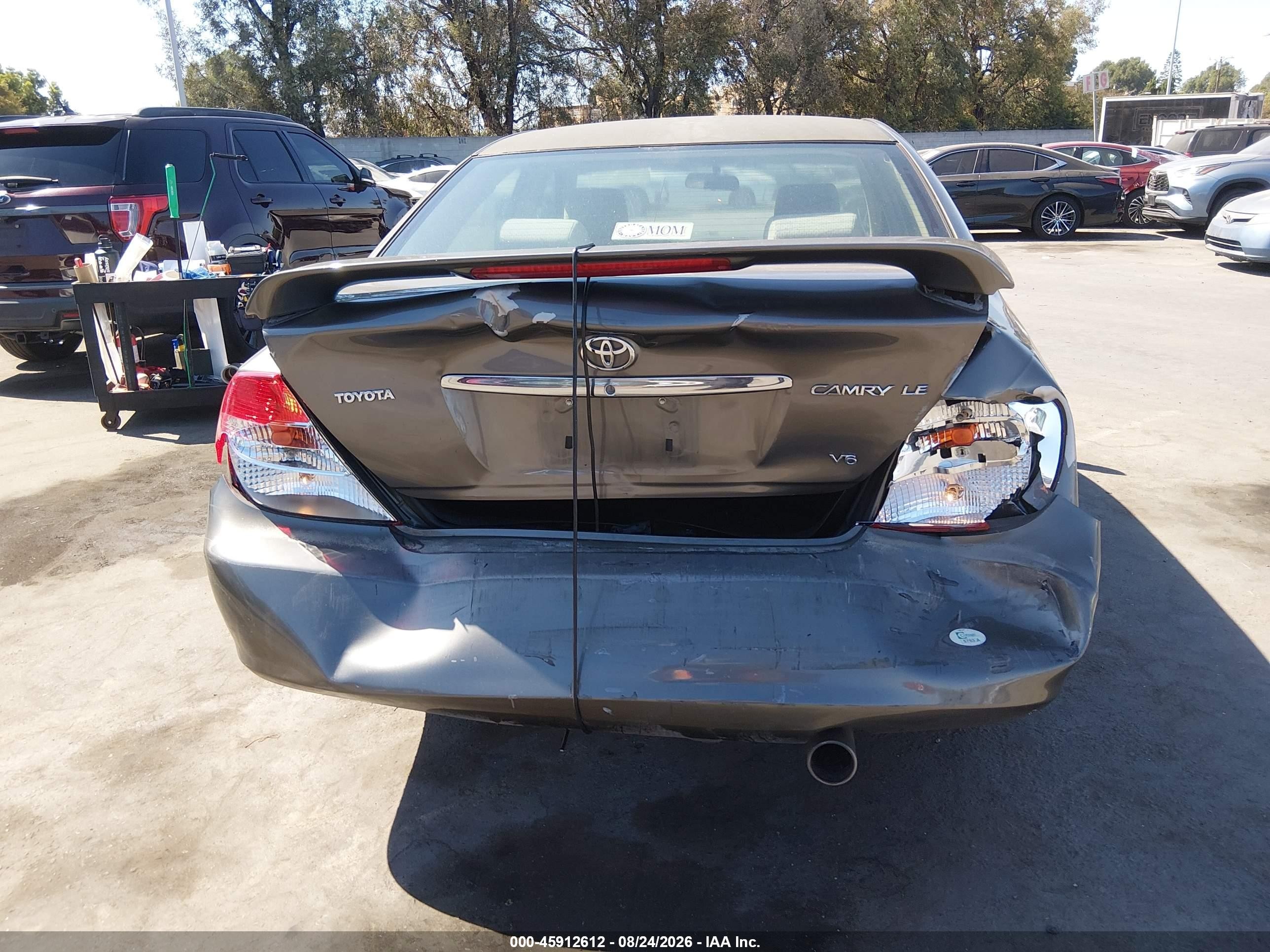 2003 Toyota Camry Le V6 Серый vin: 4T1BF32K73U552823