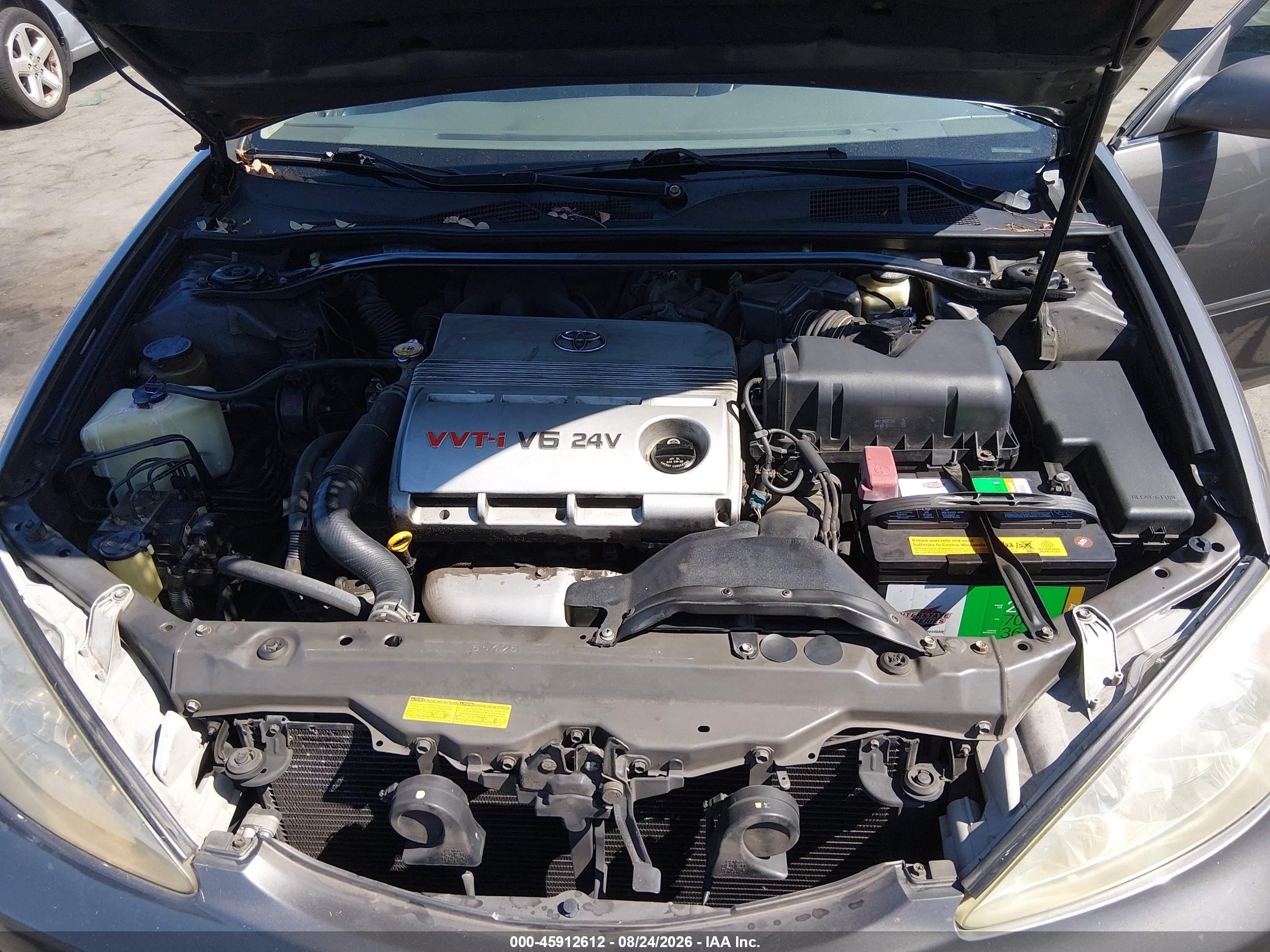 2003 Toyota Camry Le V6 Серый vin: 4T1BF32K73U552823