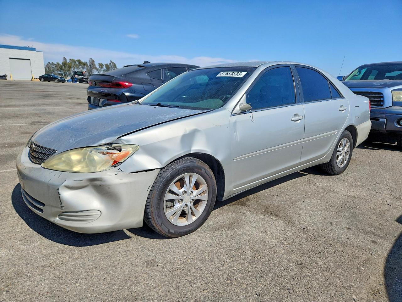 2004 Toyota Camry Le V6 Silver vin: 4T1BF32K74U573382