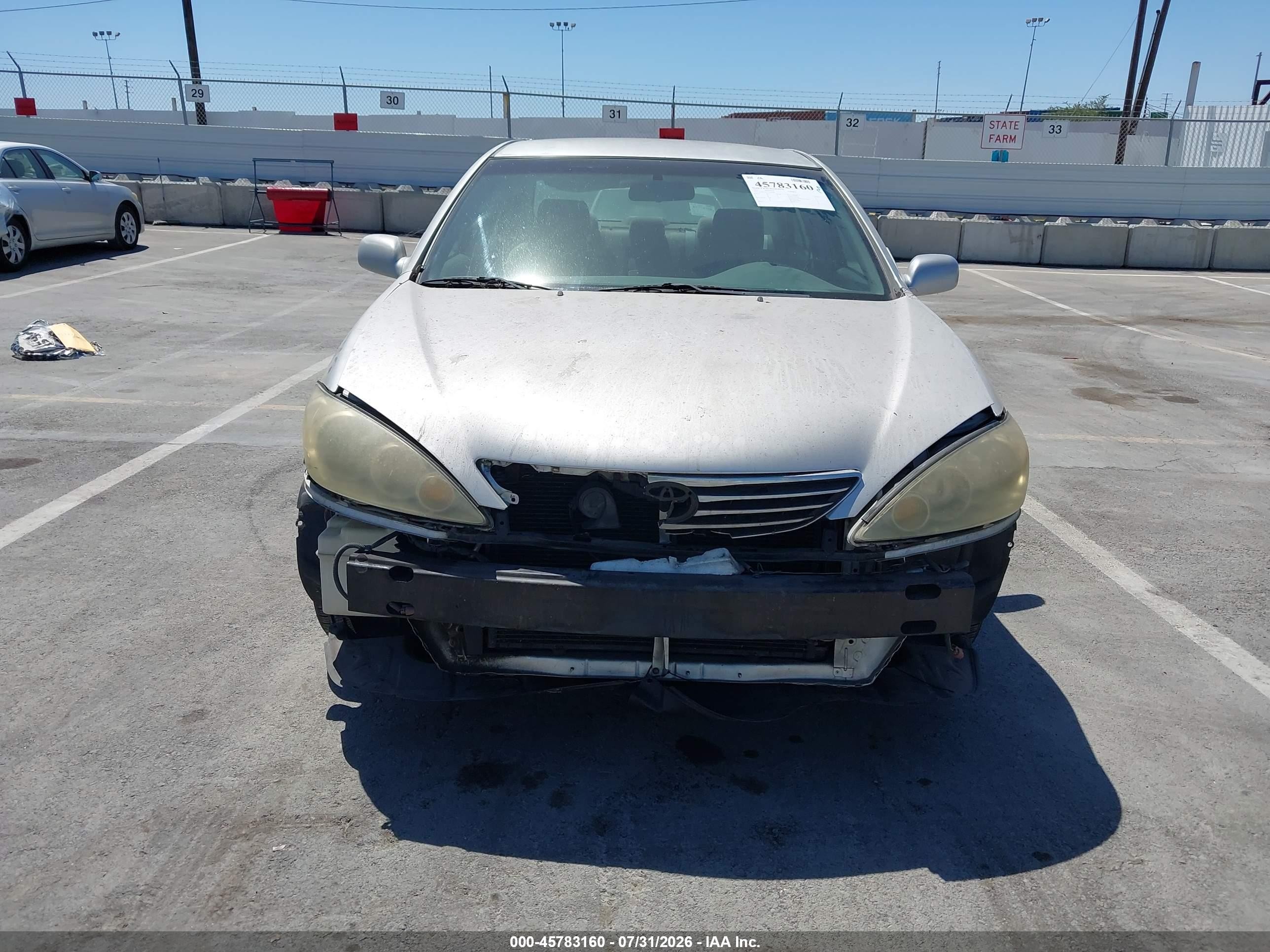 2005 Toyota Camry Le V6 Silver vin: 4T1BF32K75U106240