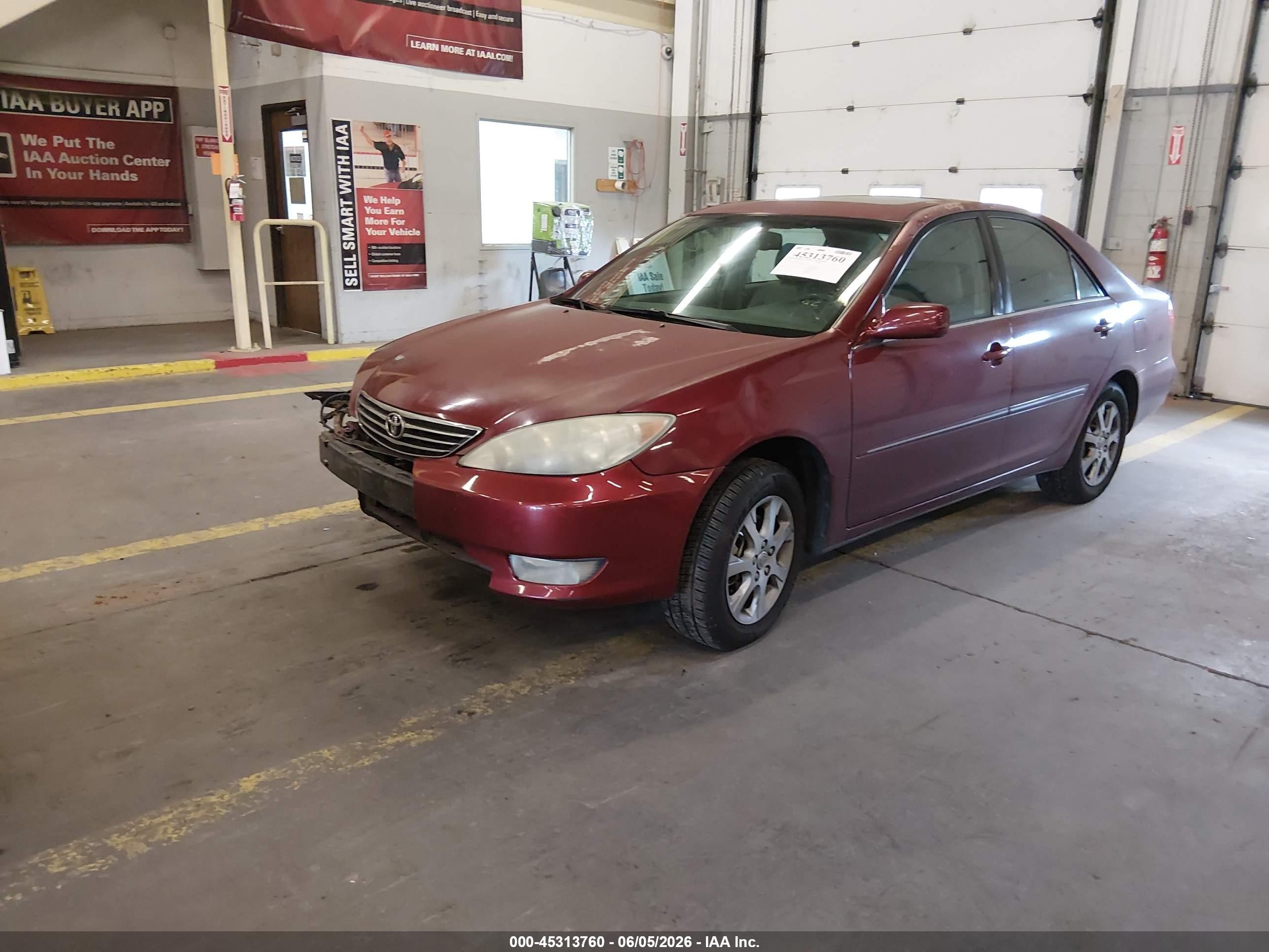 2006 Toyota Camry Xle V6 Burgundy vin: 4T1BF32K76U113447