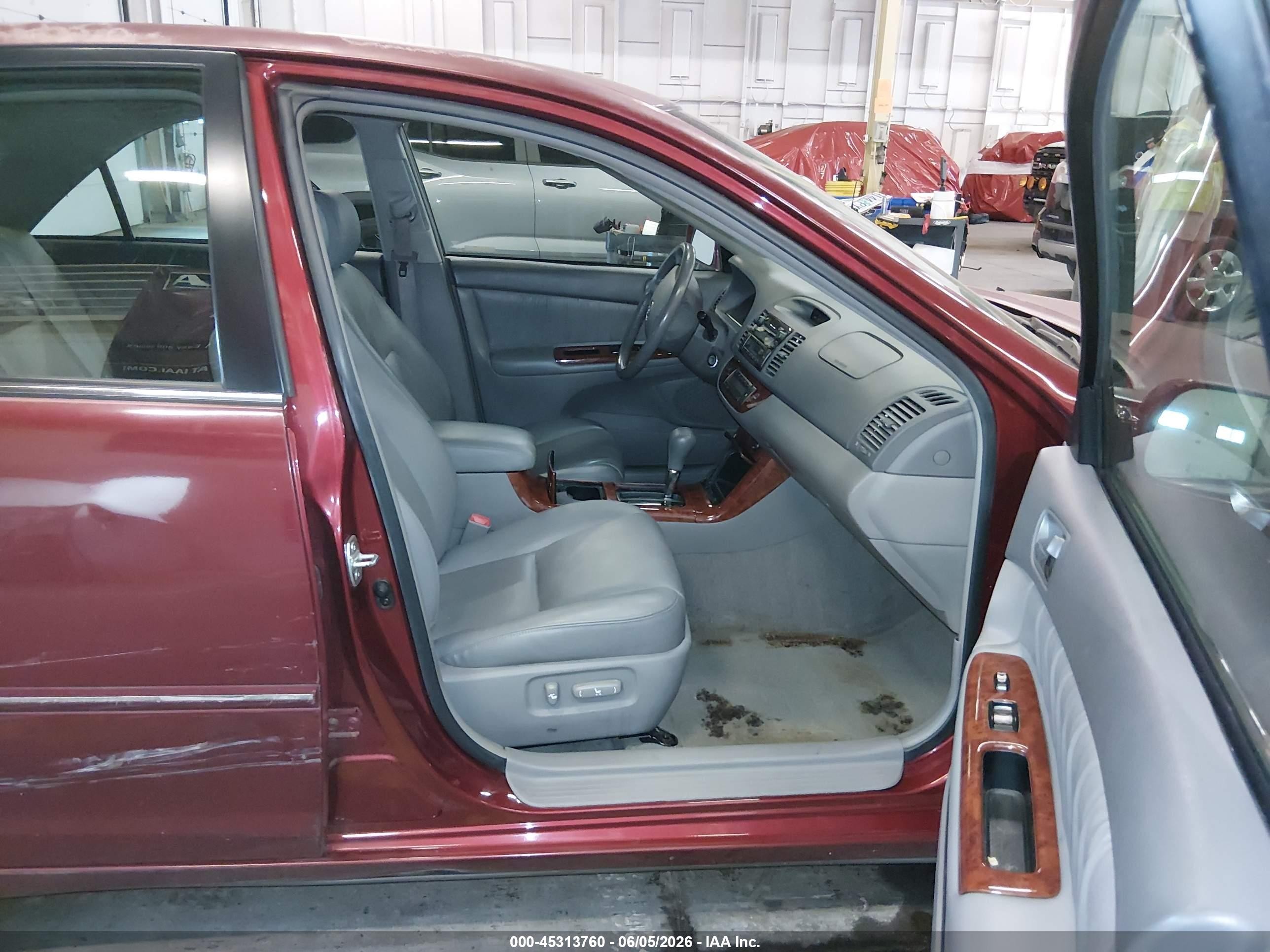 2006 Toyota Camry Xle V6 Burgundy vin: 4T1BF32K76U113447