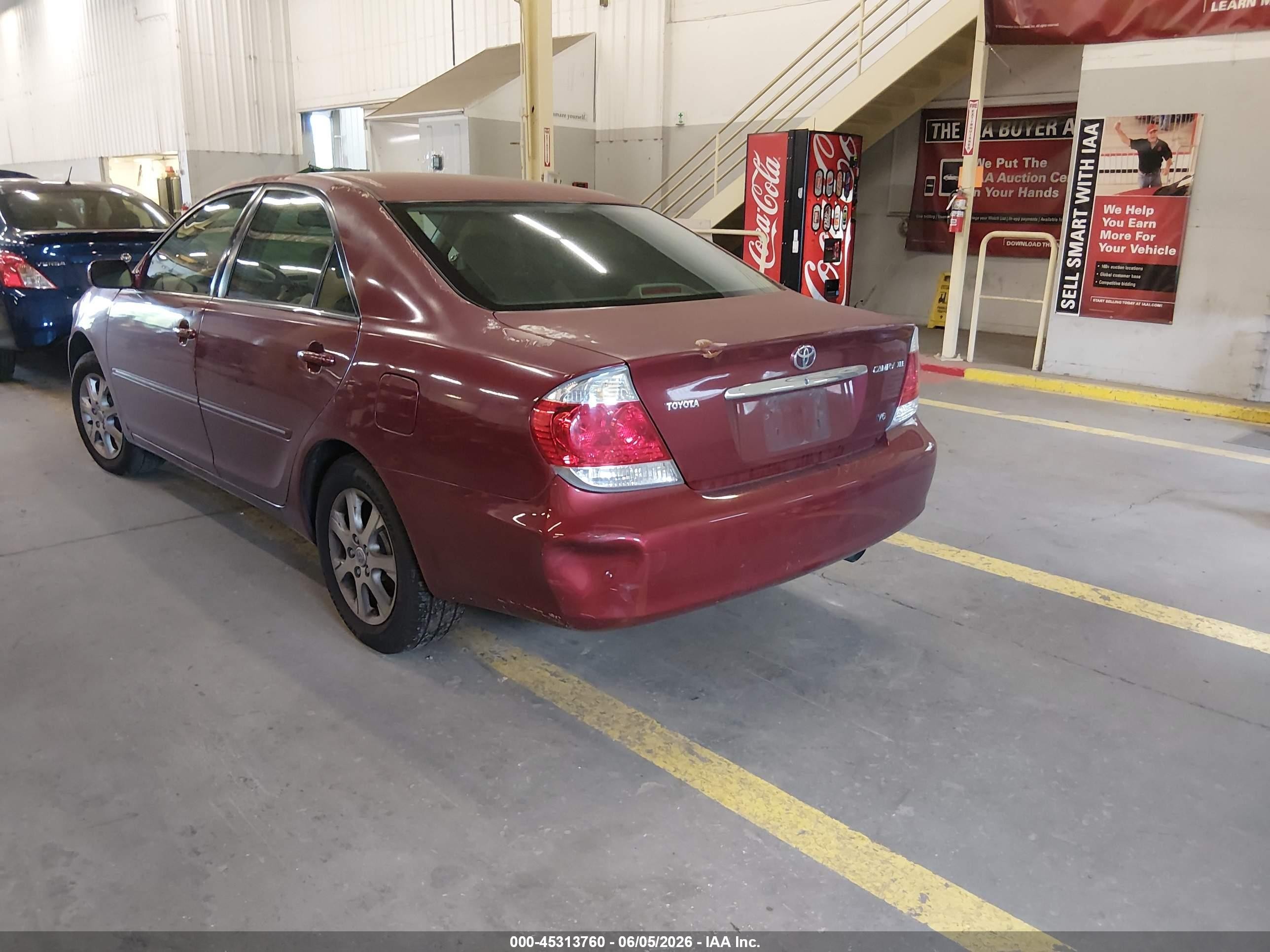 2006 Toyota Camry Xle V6 Burgundy vin: 4T1BF32K76U113447