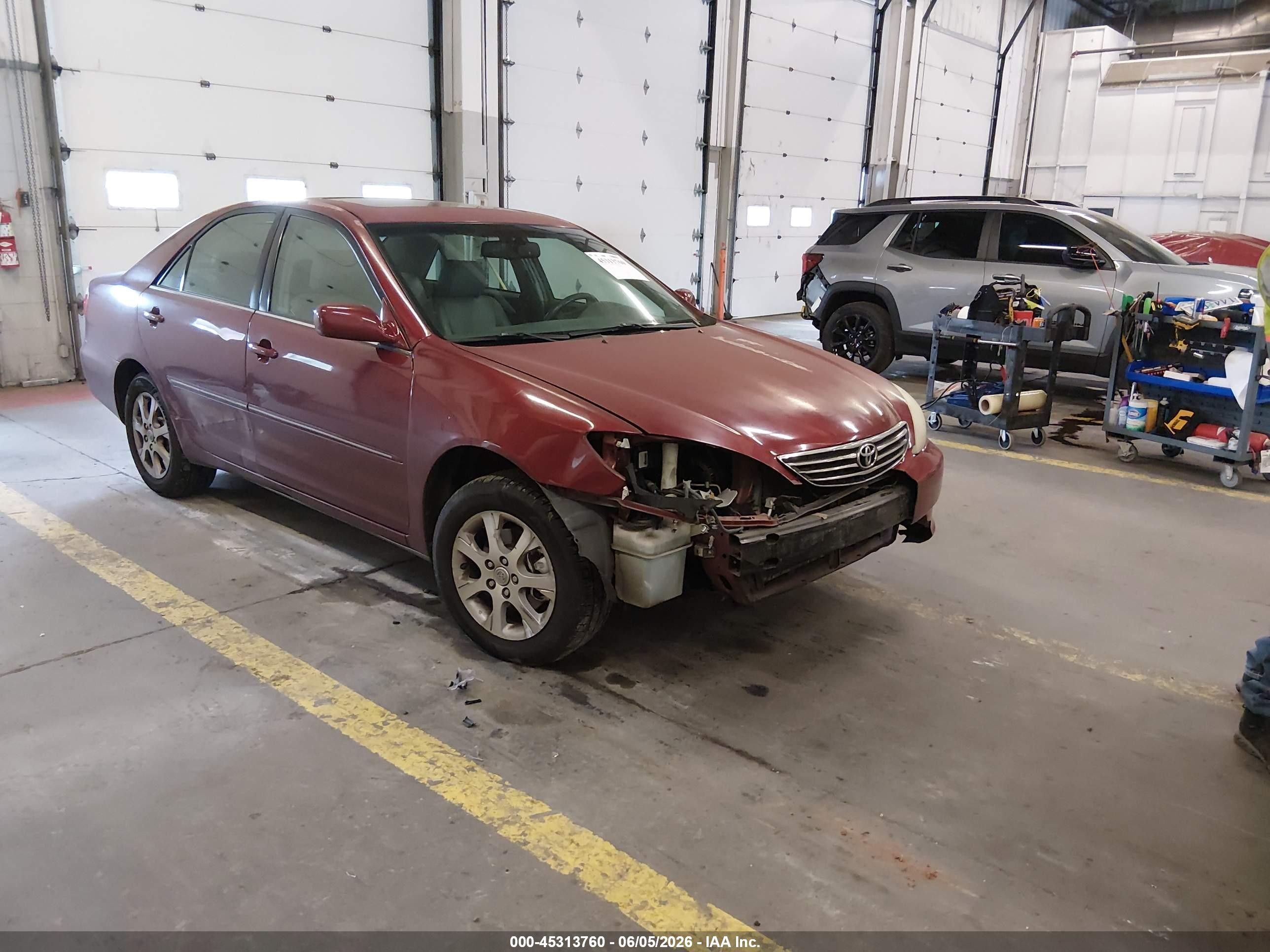 2006 Toyota Camry Xle V6 Burgundy vin: 4T1BF32K76U113447