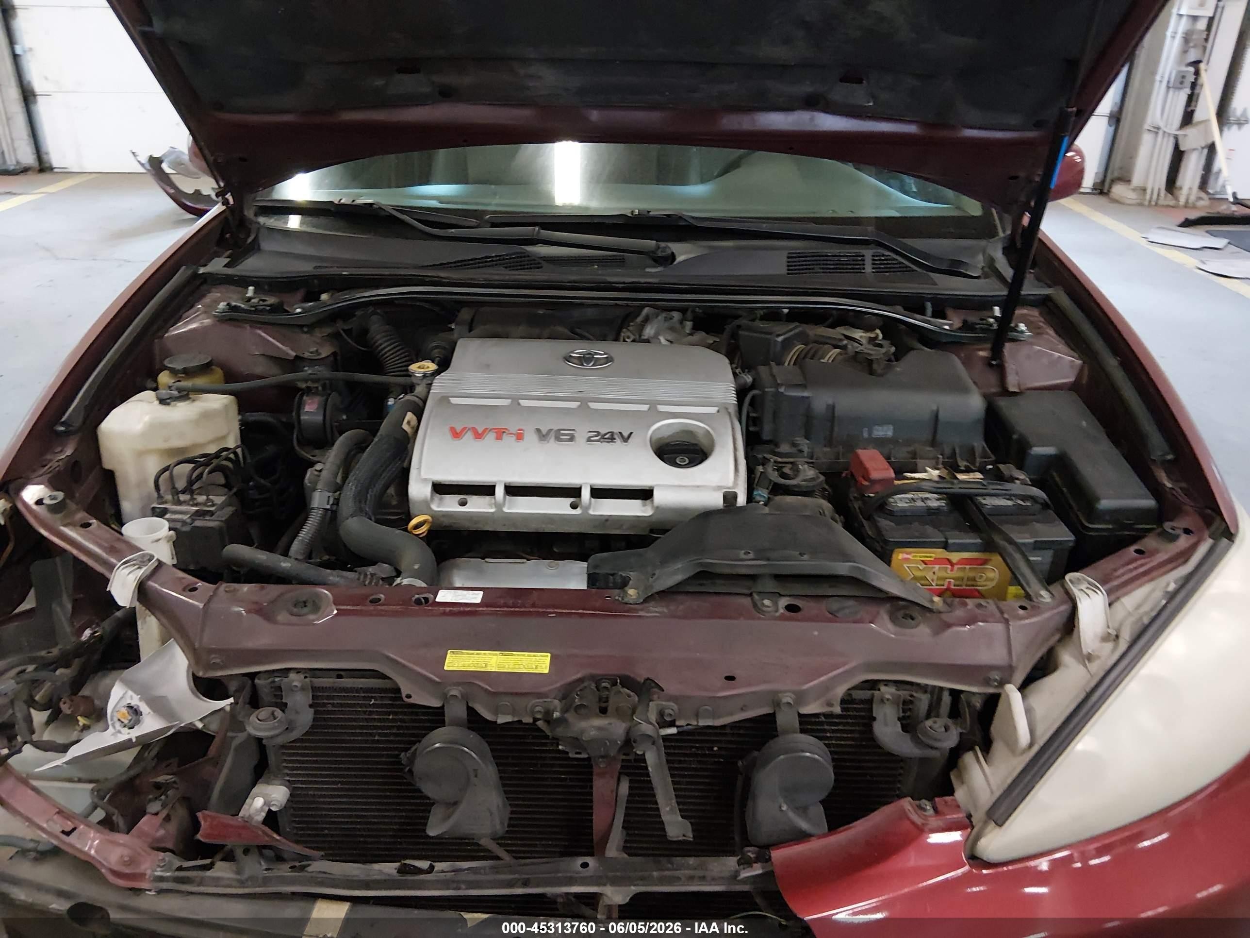 2006 Toyota Camry Xle V6 Burgundy vin: 4T1BF32K76U113447
