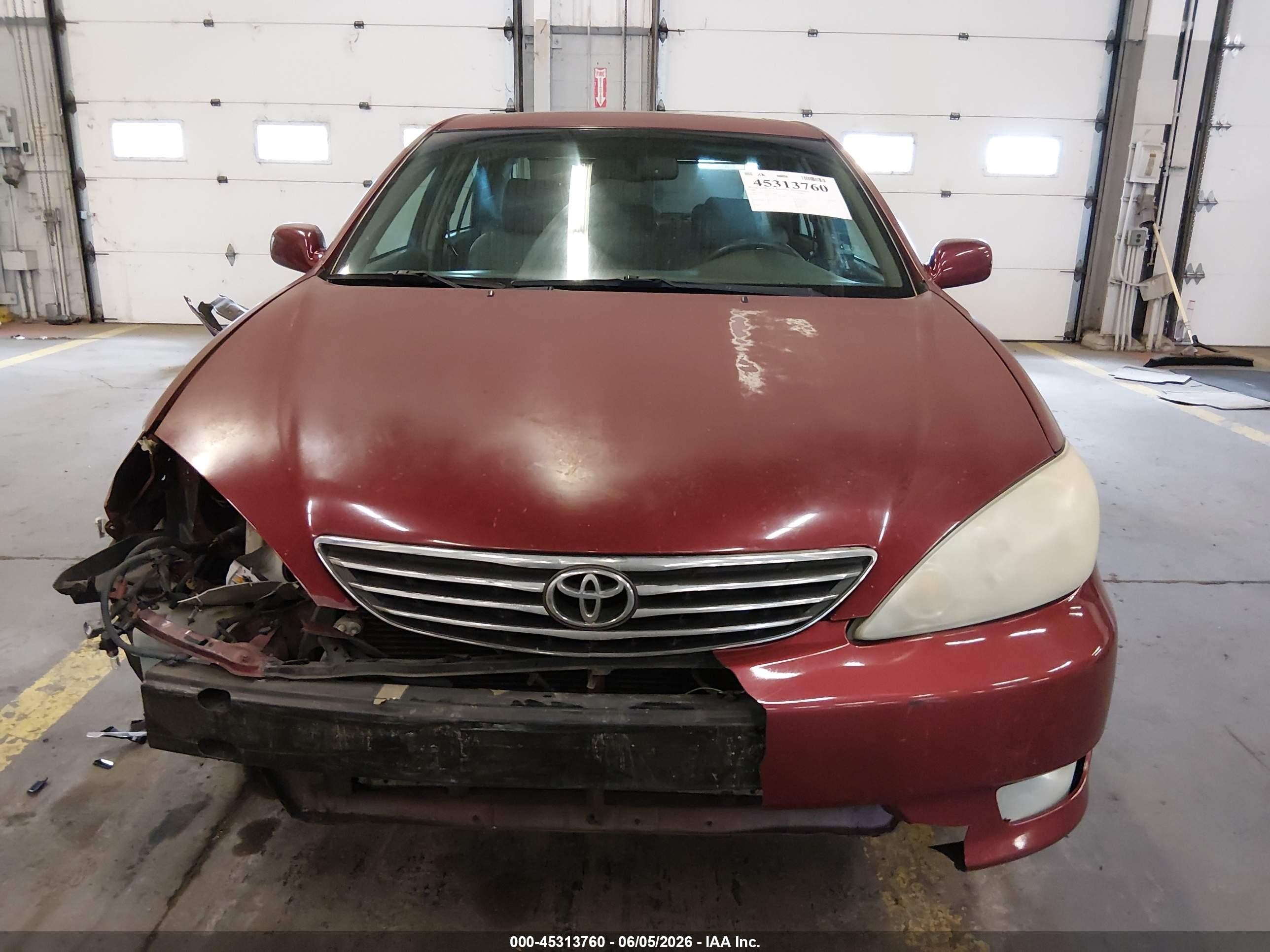 2006 Toyota Camry Xle V6 Burgundy vin: 4T1BF32K76U113447