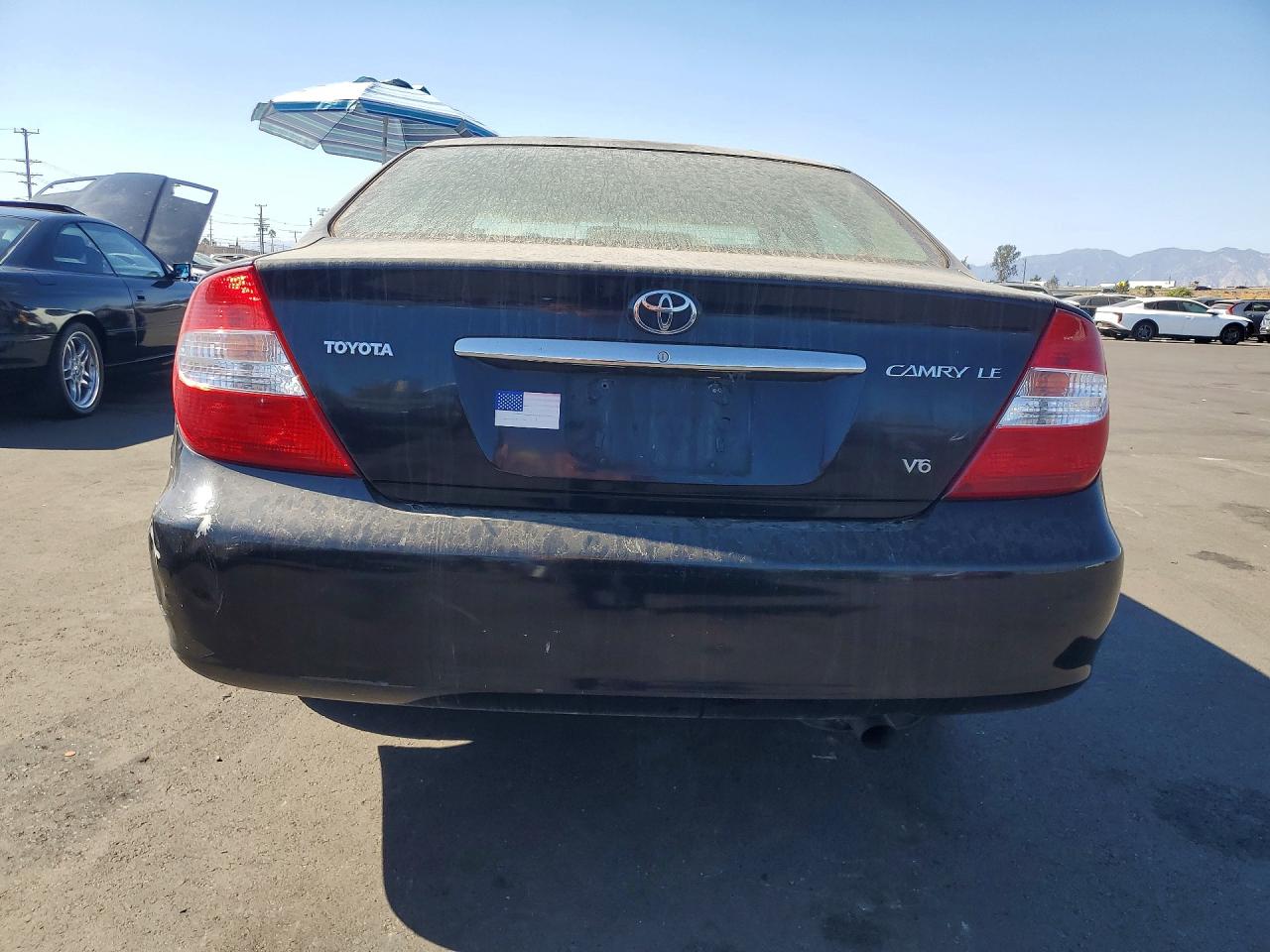 2003 Toyota Camry Le V6 Black vin: 4T1BF32K83U039712