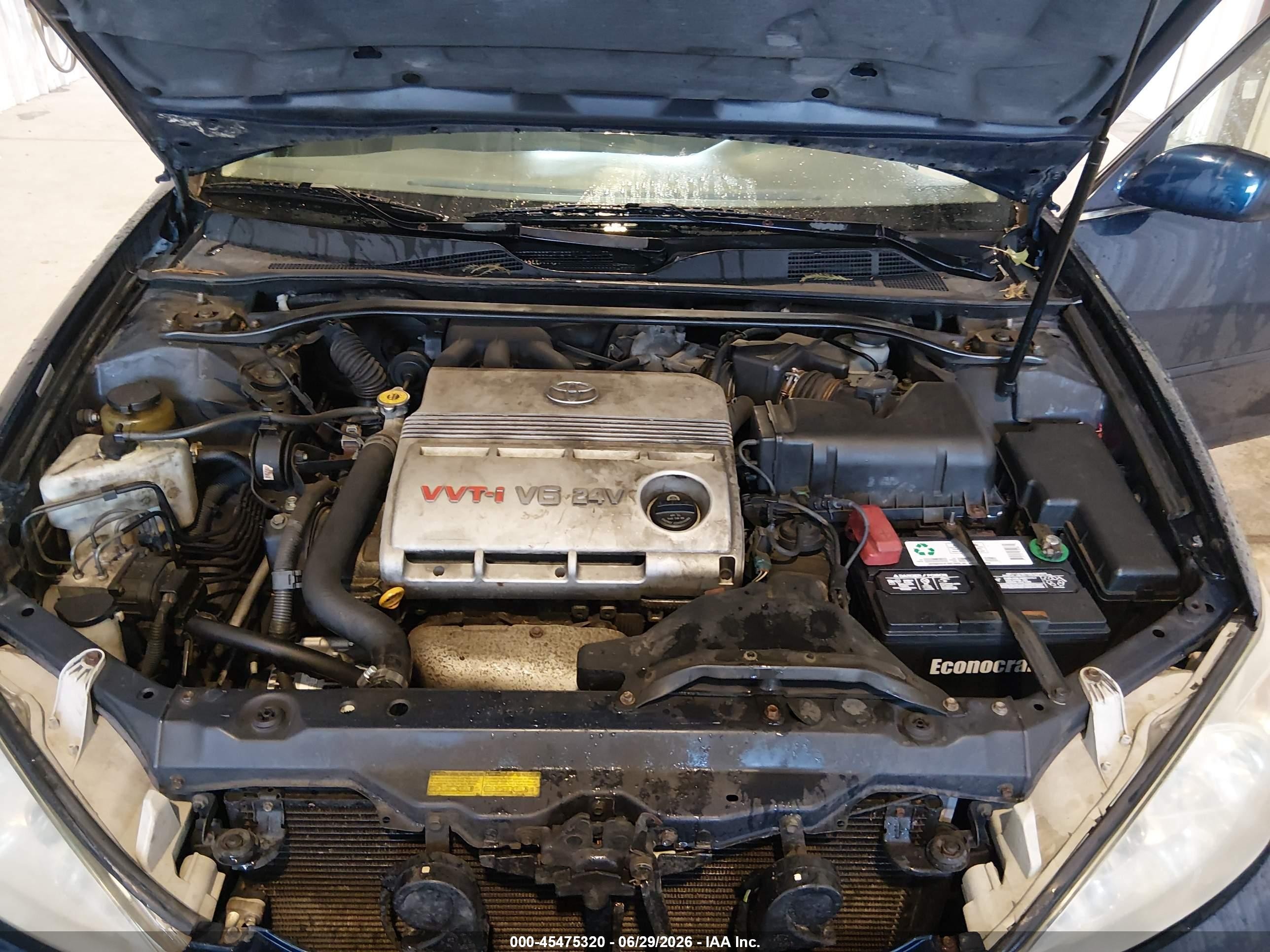 2003 Toyota Camry Le V6 Blue vin: 4T1BF32K83U043663