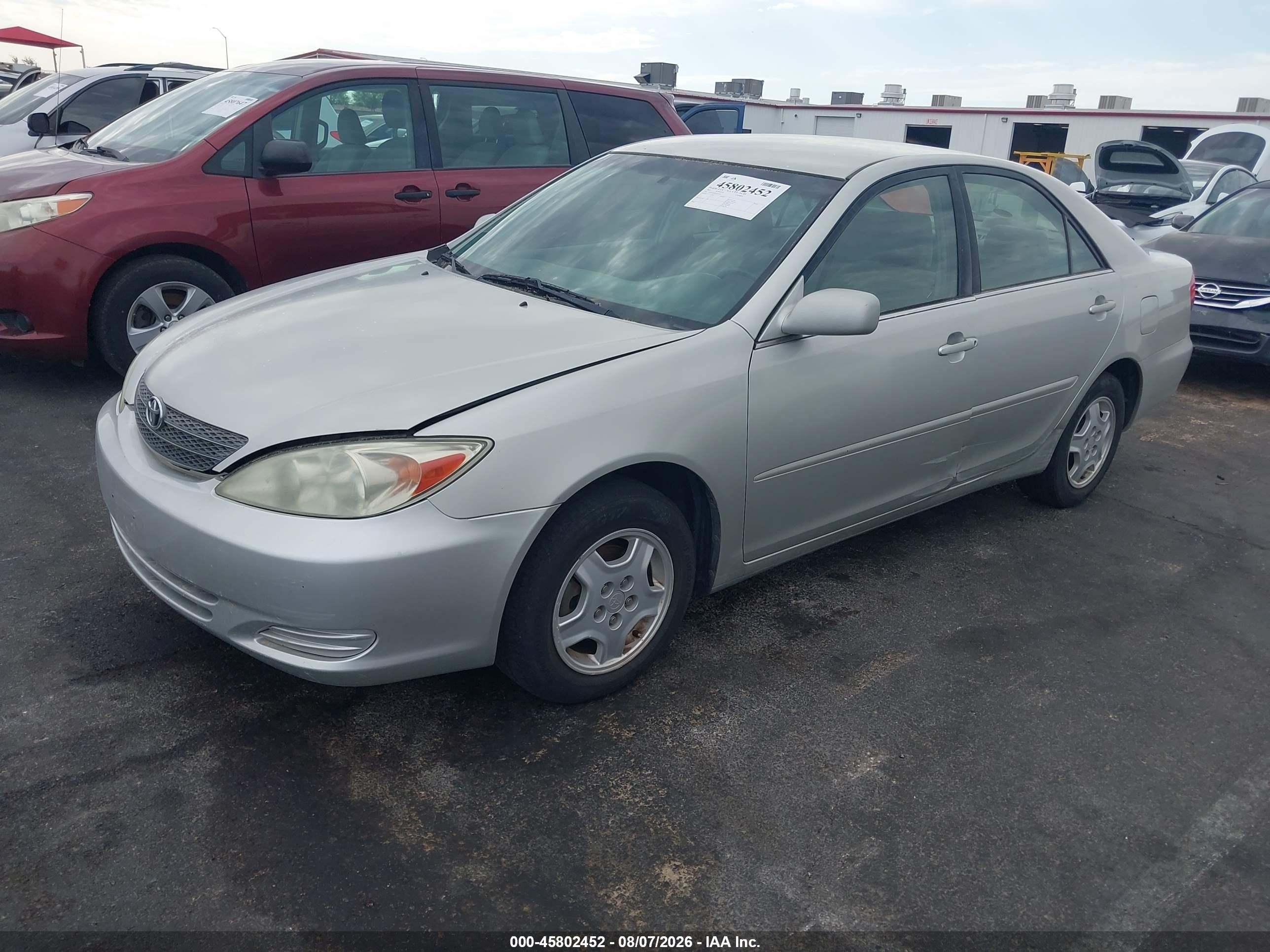 2003 Toyota Camry Le V6 Silver vin: 4T1BF32K83U051097