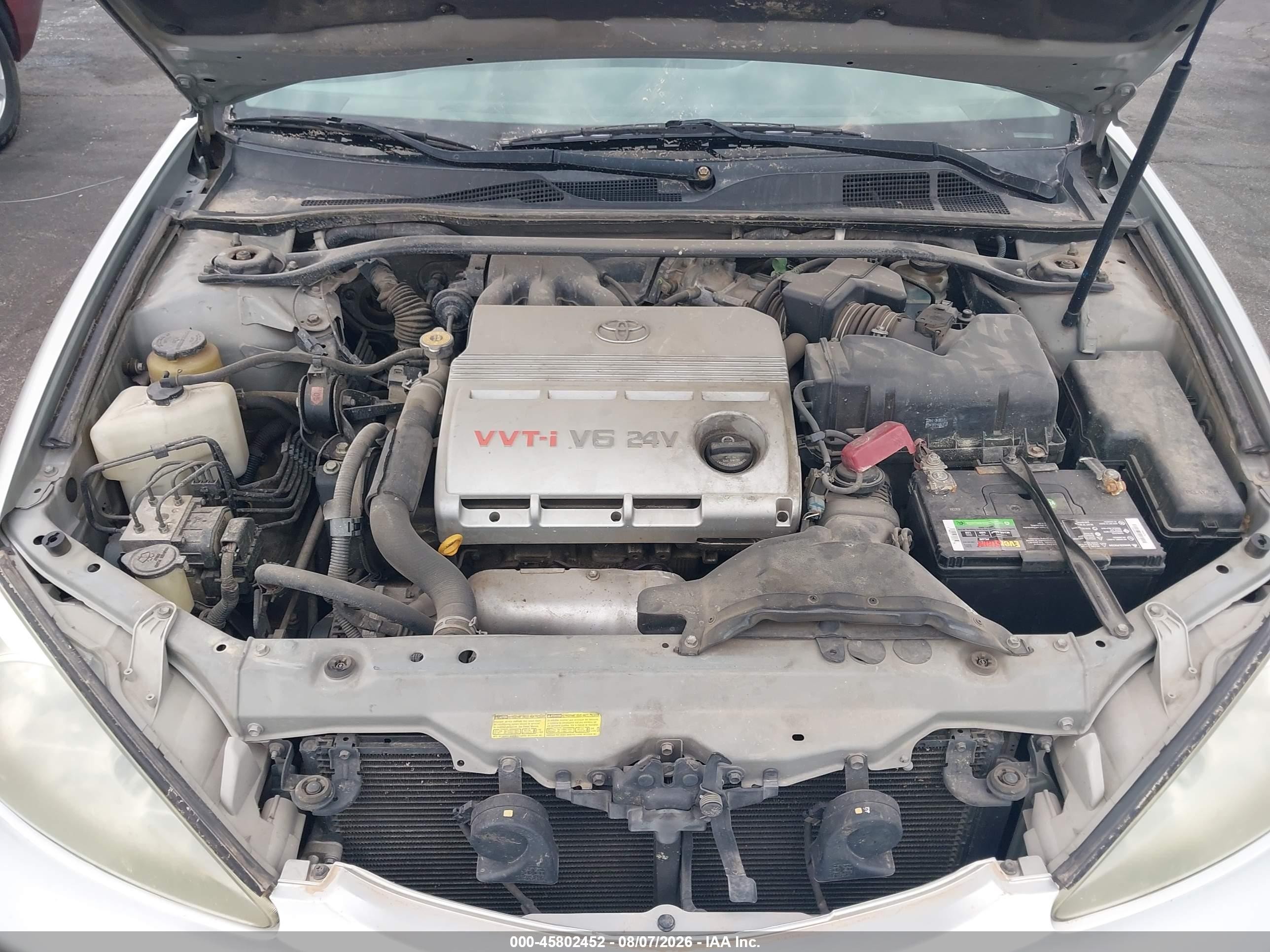 2003 Toyota Camry Le V6 Silver vin: 4T1BF32K83U051097