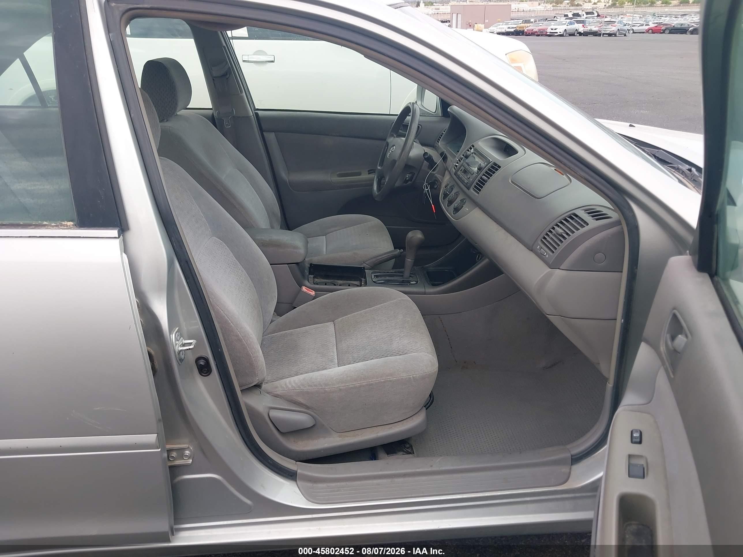 2003 Toyota Camry Le V6 Silver vin: 4T1BF32K83U051097