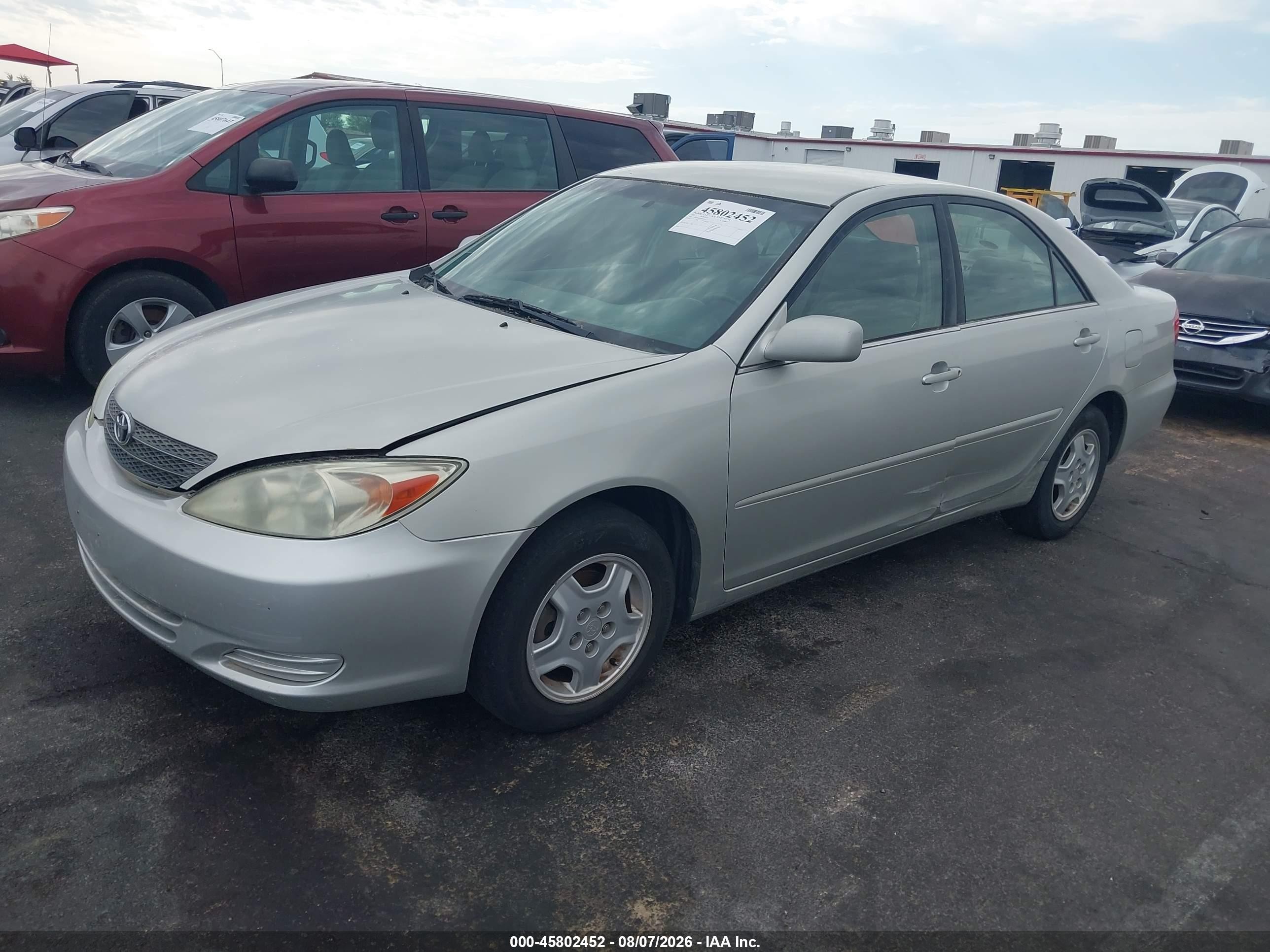 2003 Toyota Camry Le V6 Silver vin: 4T1BF32K83U051097
