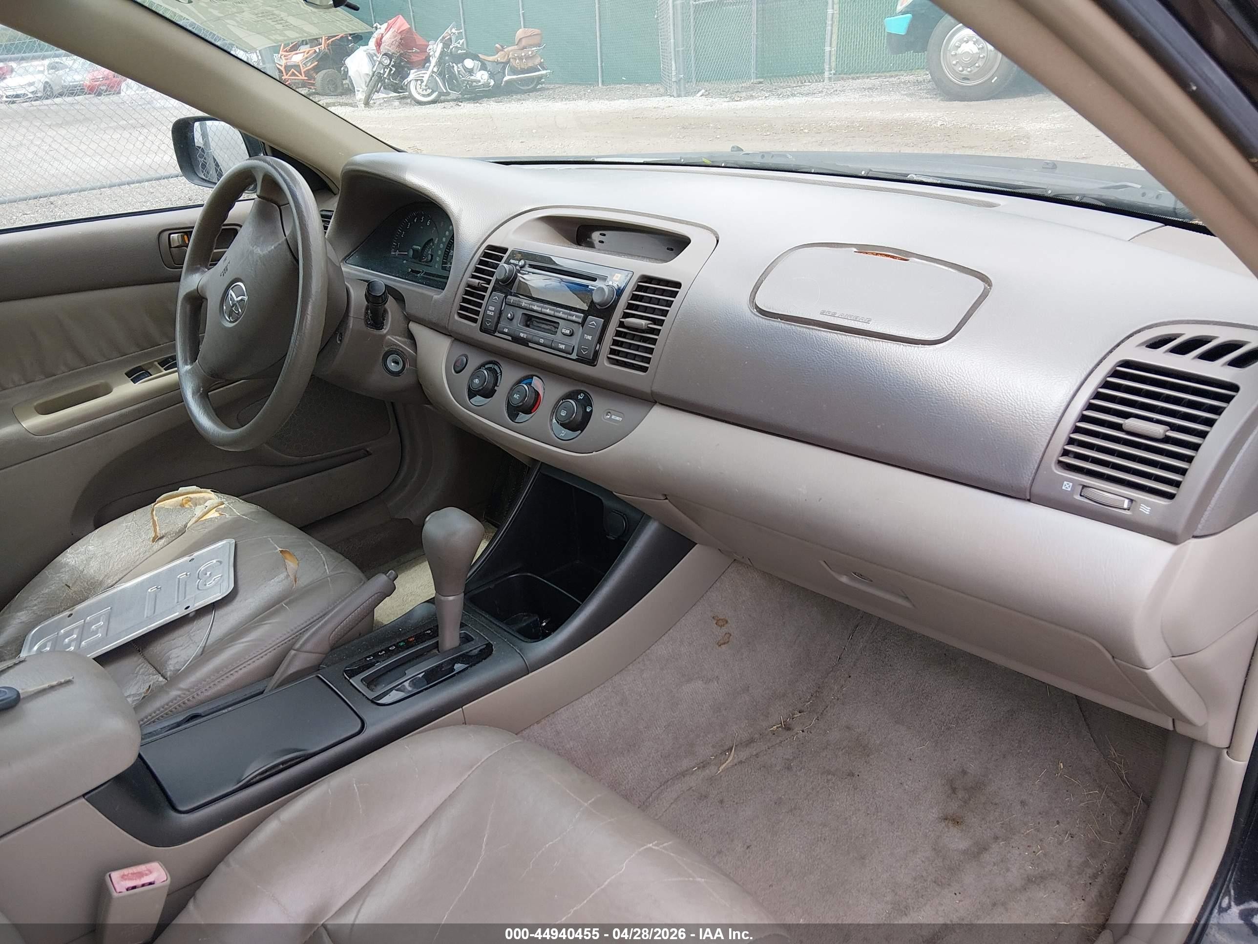 2003 Toyota Camry Le V6 Black vin: 4T1BF32K83U056154