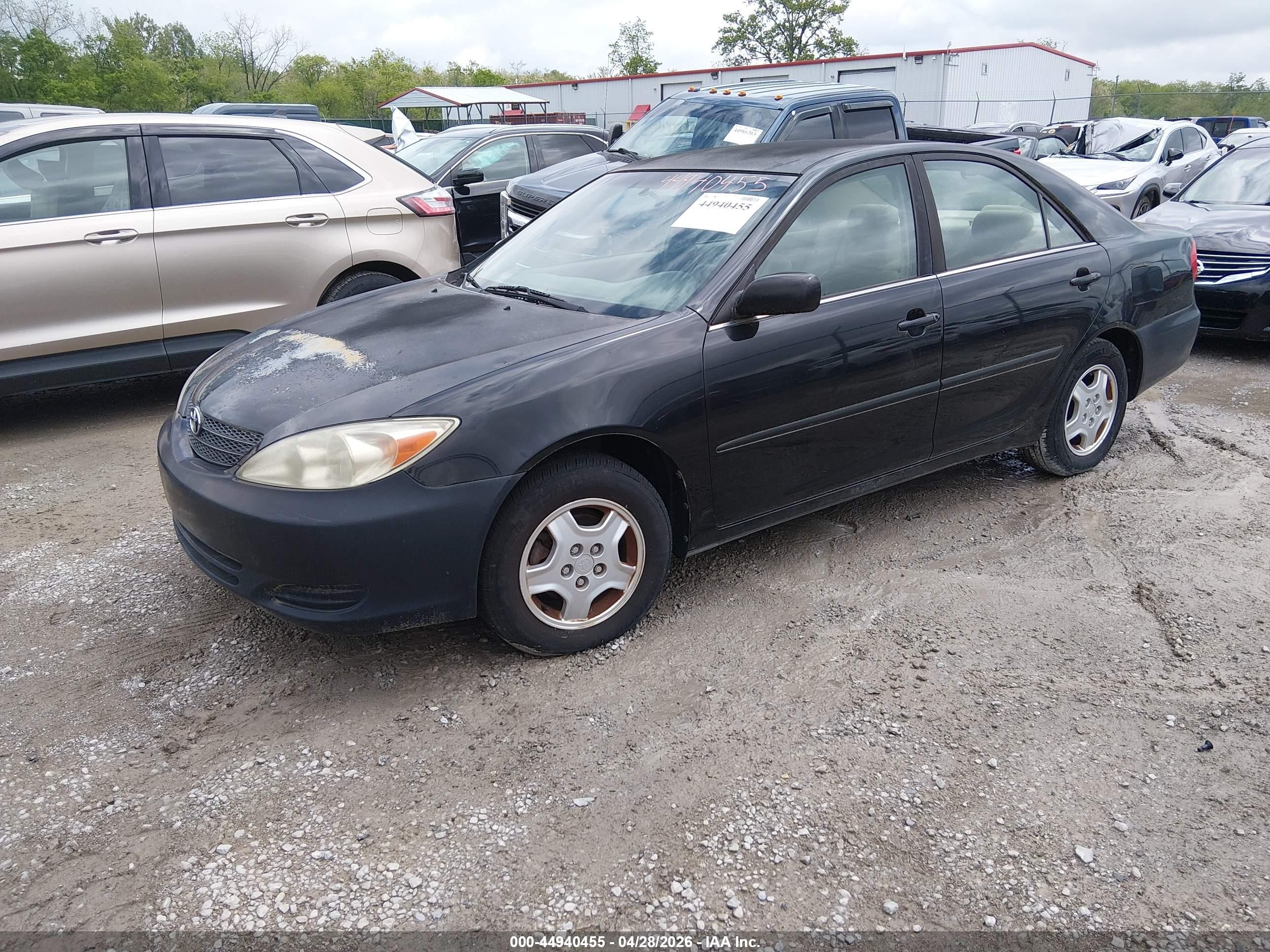 2003 Toyota Camry Le V6 Black vin: 4T1BF32K83U056154