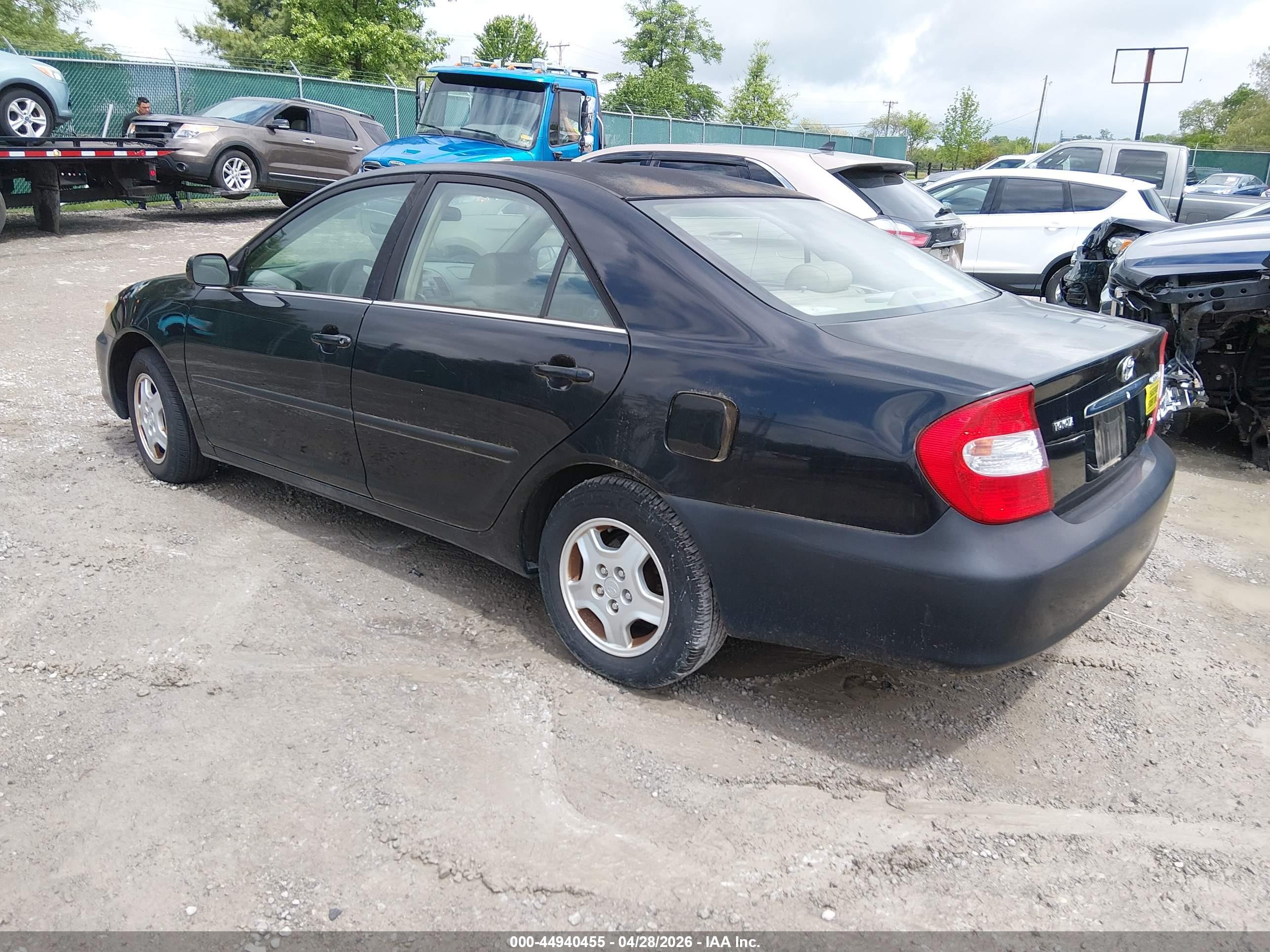 2003 Toyota Camry Le V6 Black vin: 4T1BF32K83U056154