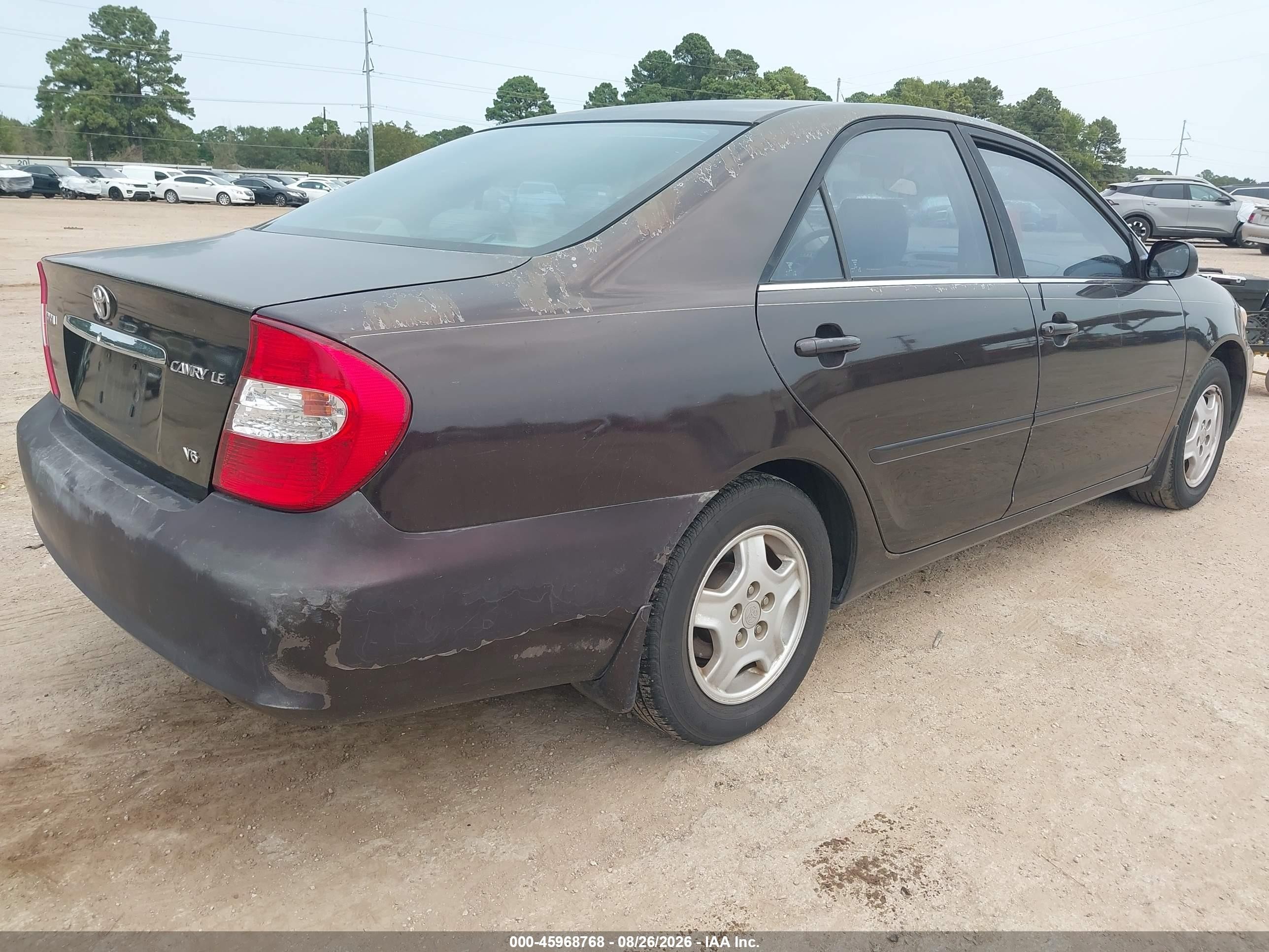 2003 Toyota Camry Le/xle/se Purple vin: 4T1BF32K83U549137