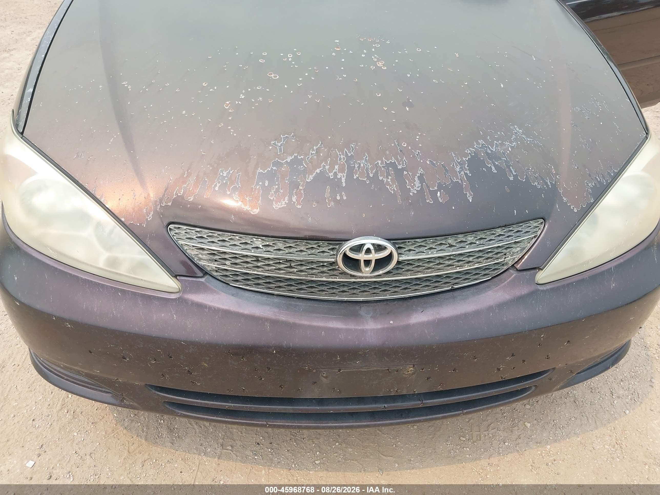 2003 Toyota Camry Le/xle/se Purple vin: 4T1BF32K83U549137