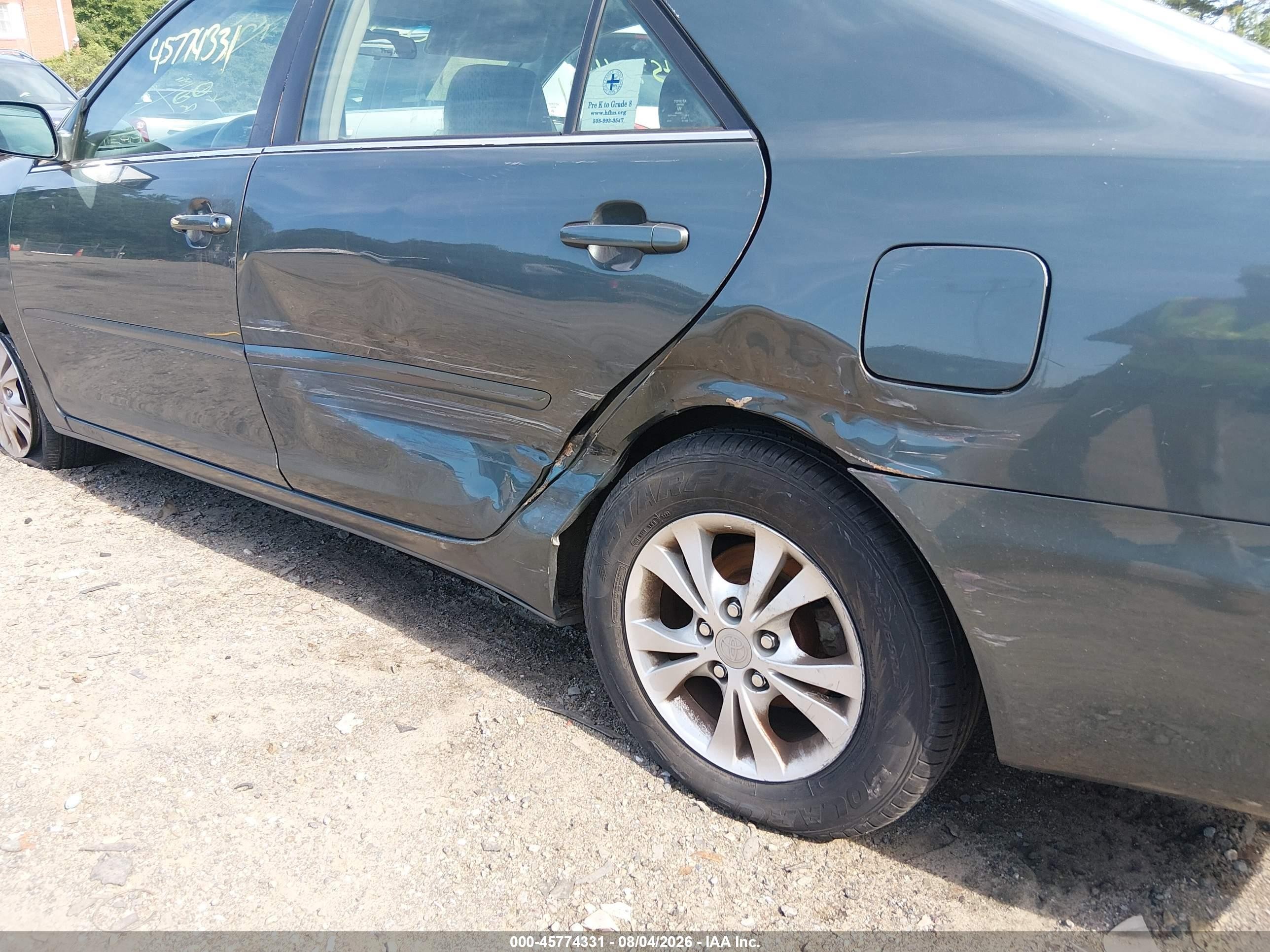 2004 Toyota Camry Le V6 Green vin: 4T1BF32K84U069794