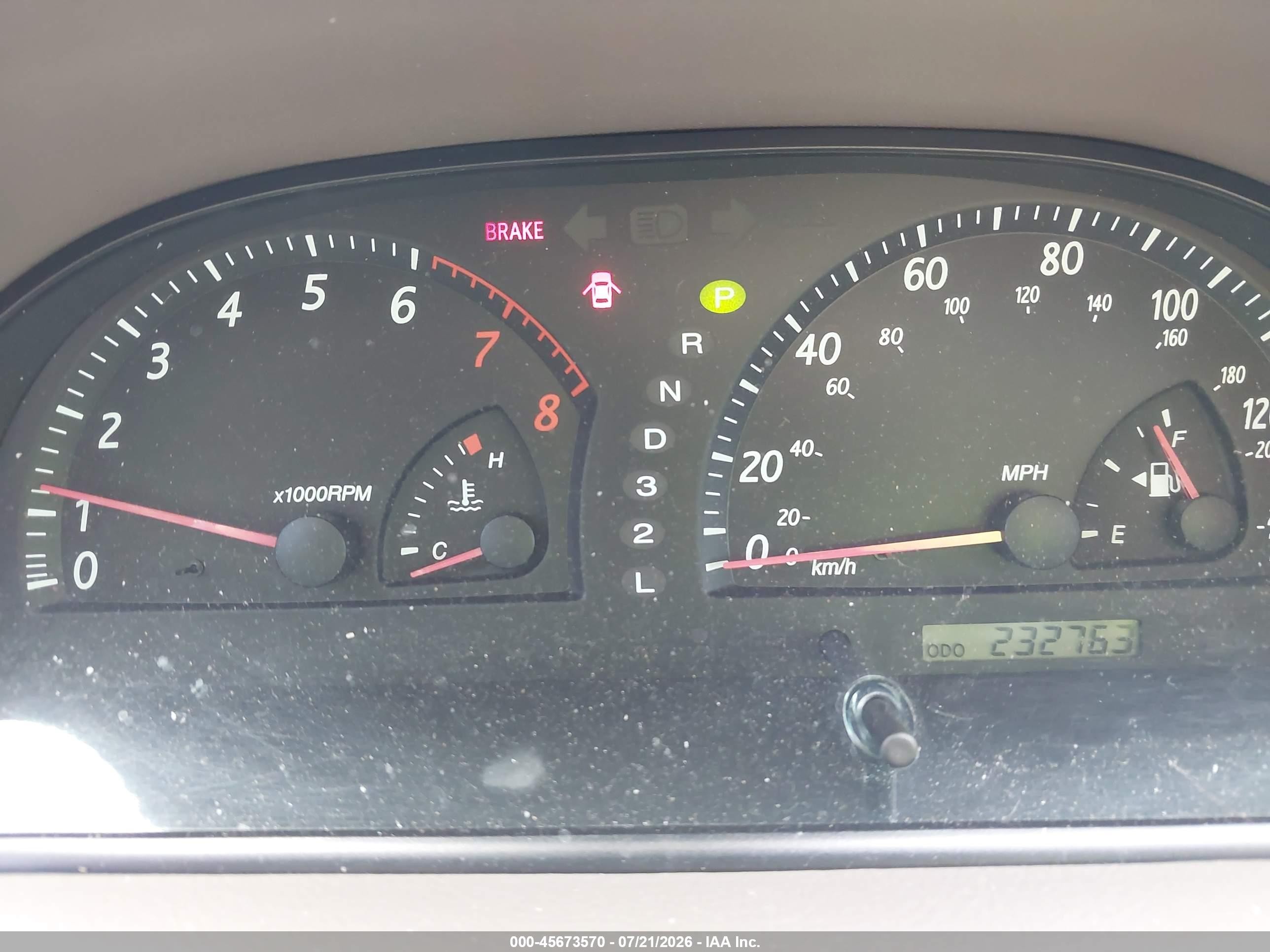 2004 Toyota Camry Le V6 Gold vin: 4T1BF32K84U572418