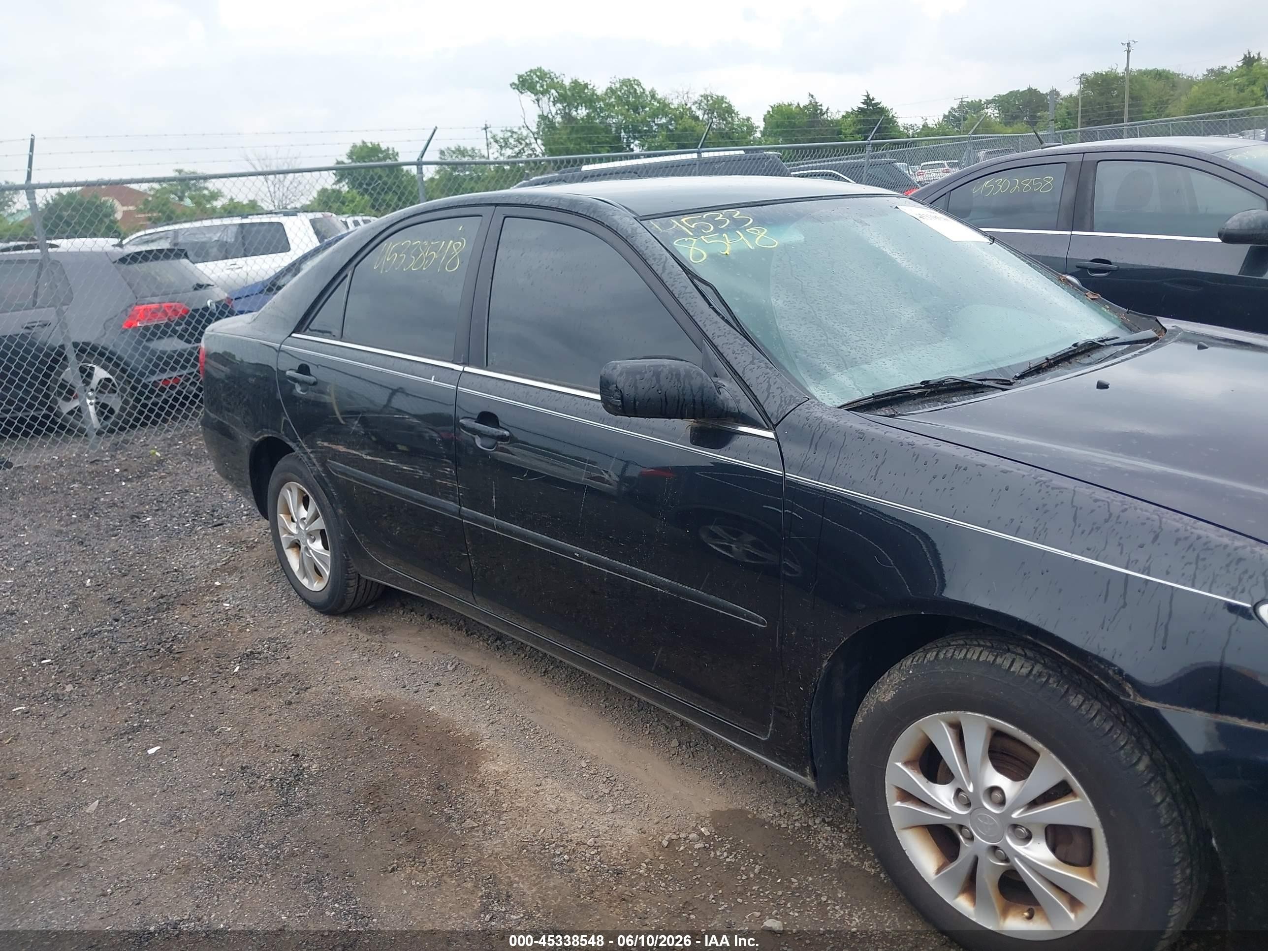 2005 Toyota Camry Le V6 Black vin: 4T1BF32K85U082756