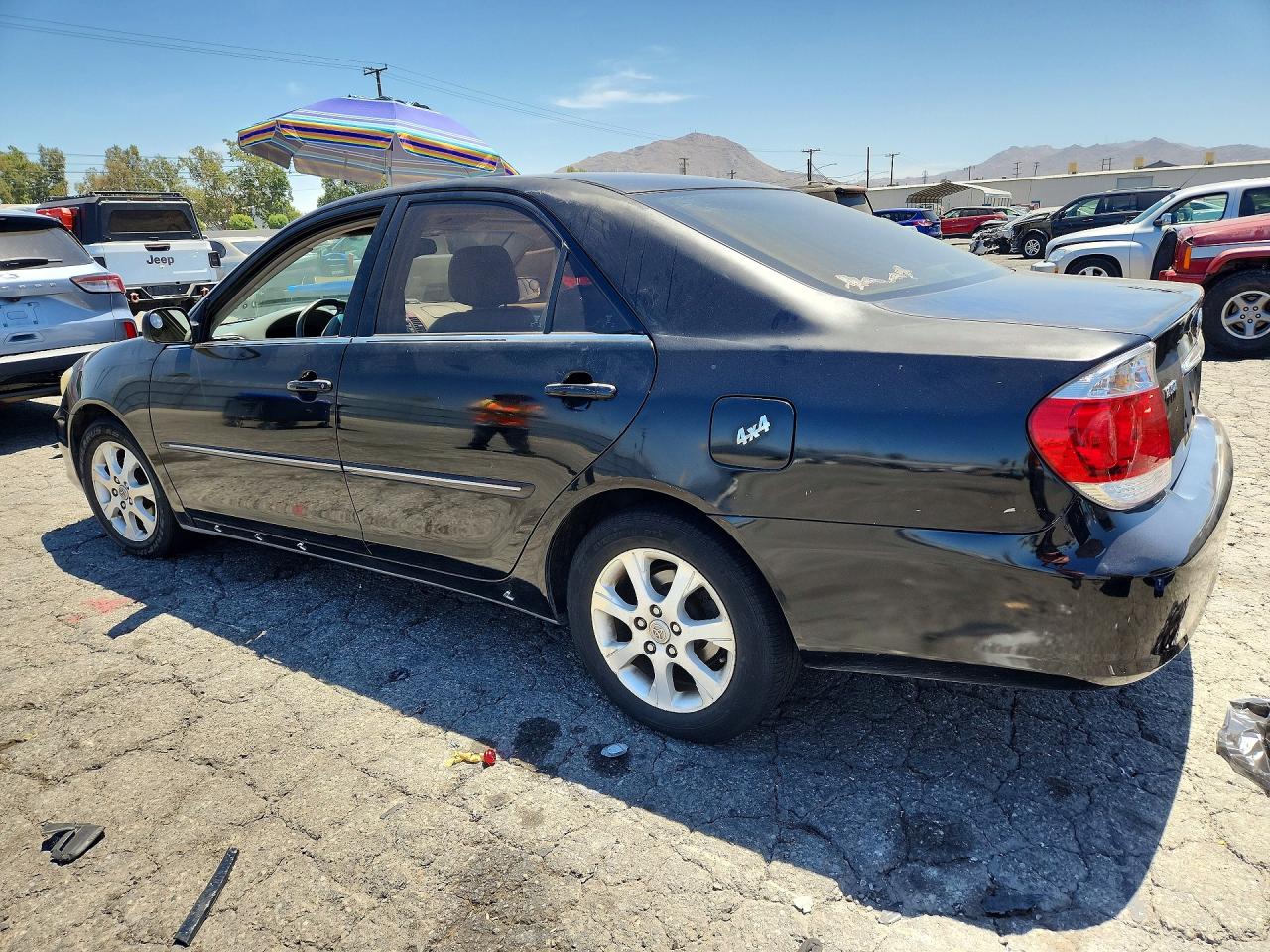 2005 Toyota Camry Xle V6 Black vin: 4T1BF32K85U102116