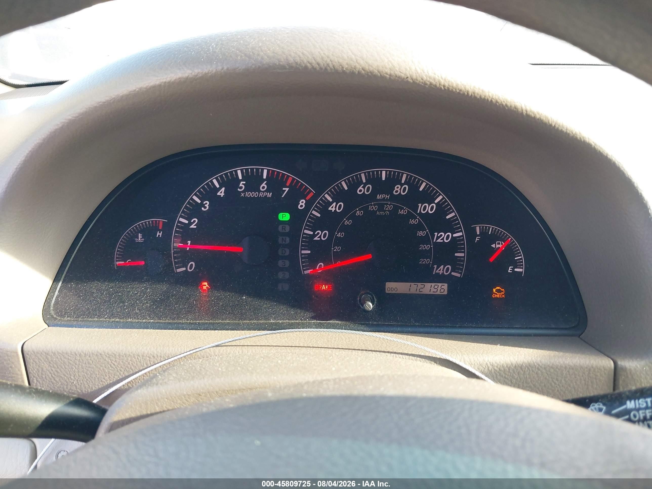 2006 Toyota Camry Le V6 Red vin: 4T1BF32K86U120018