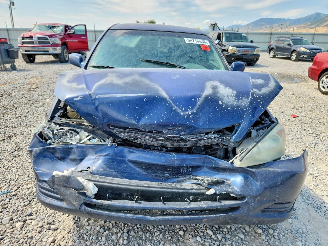 2003 Toyota Camry Le V6 Синий vin: 4T1BF32K93U043767