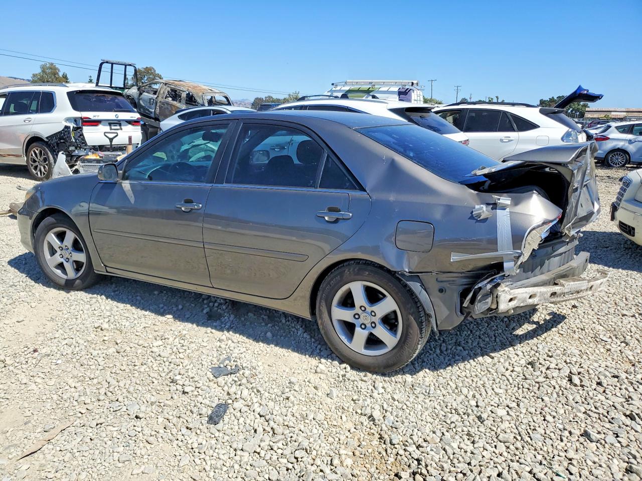 2003 Toyota Camry Se V6 Gray vin: 4T1BF32K93U556372