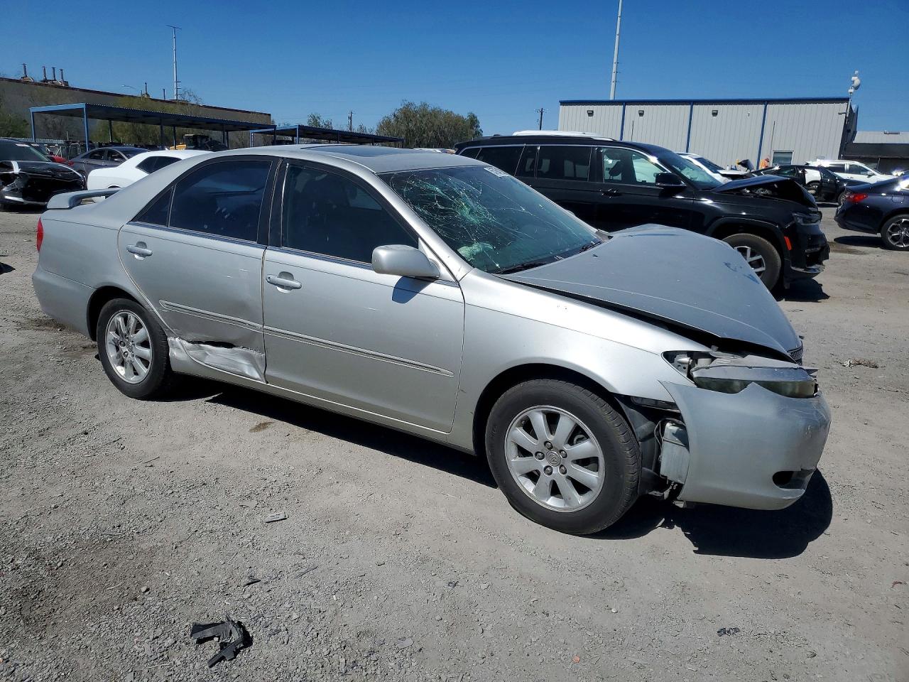 2004 Toyota Camry Xle V6 Silver vin: 4T1BF32K94U575666