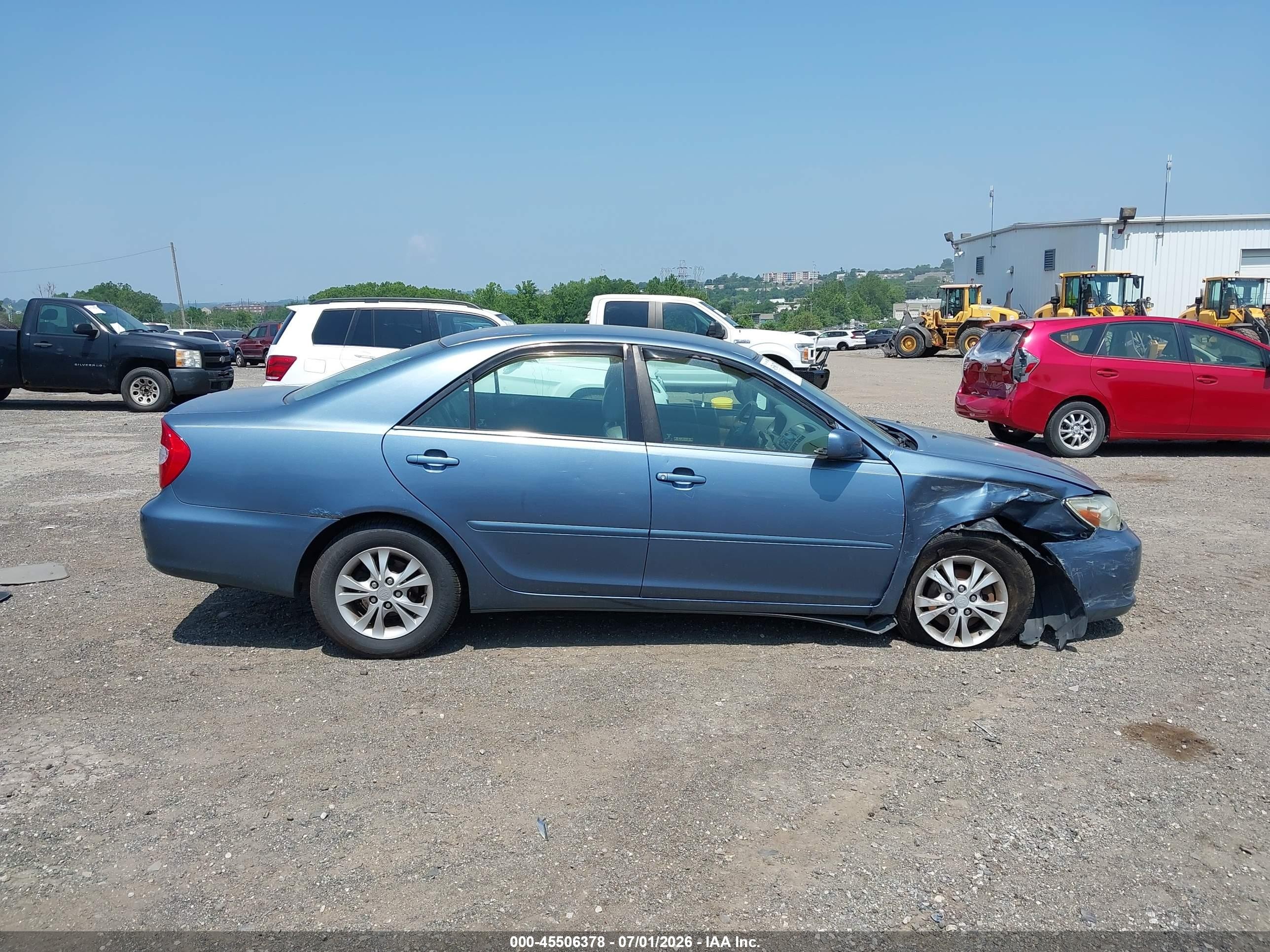 2004 Toyota Camry Le V6 Синий vin: 4T1BF32K94U583508
