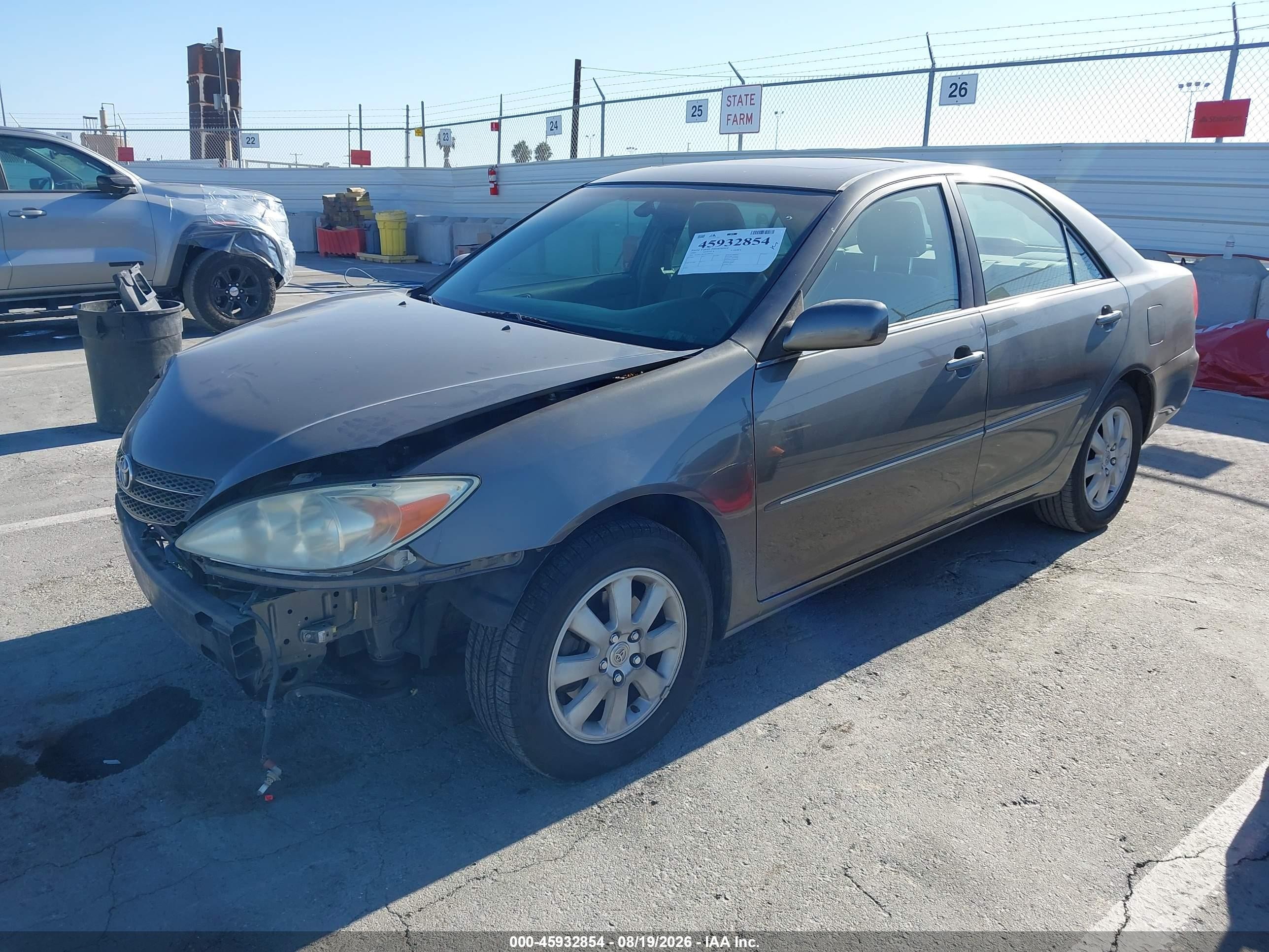 2004 Toyota Camry Xle V6 Серый vin: 4T1BF32K94U588773