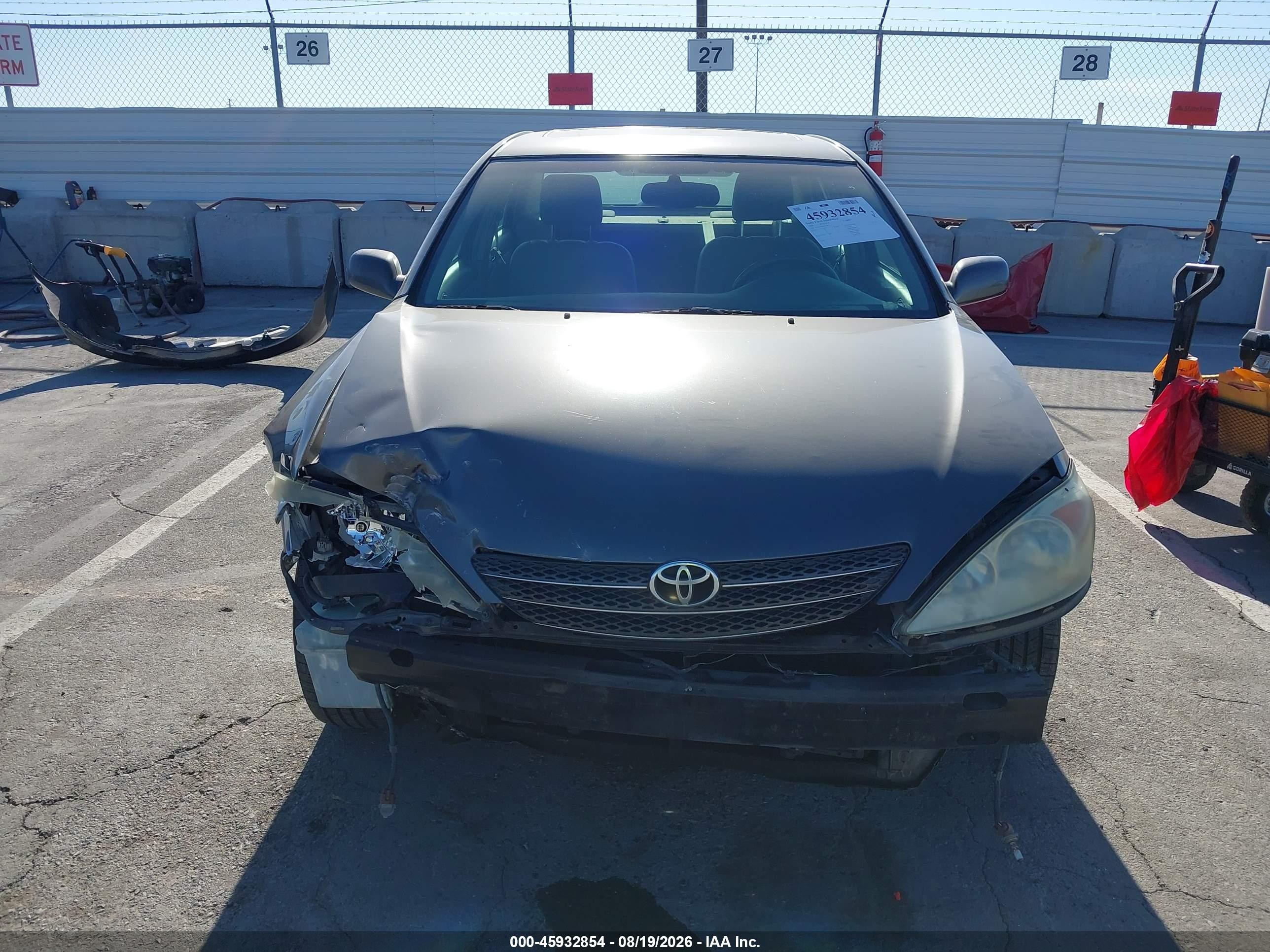 2004 Toyota Camry Xle V6 Серый vin: 4T1BF32K94U588773