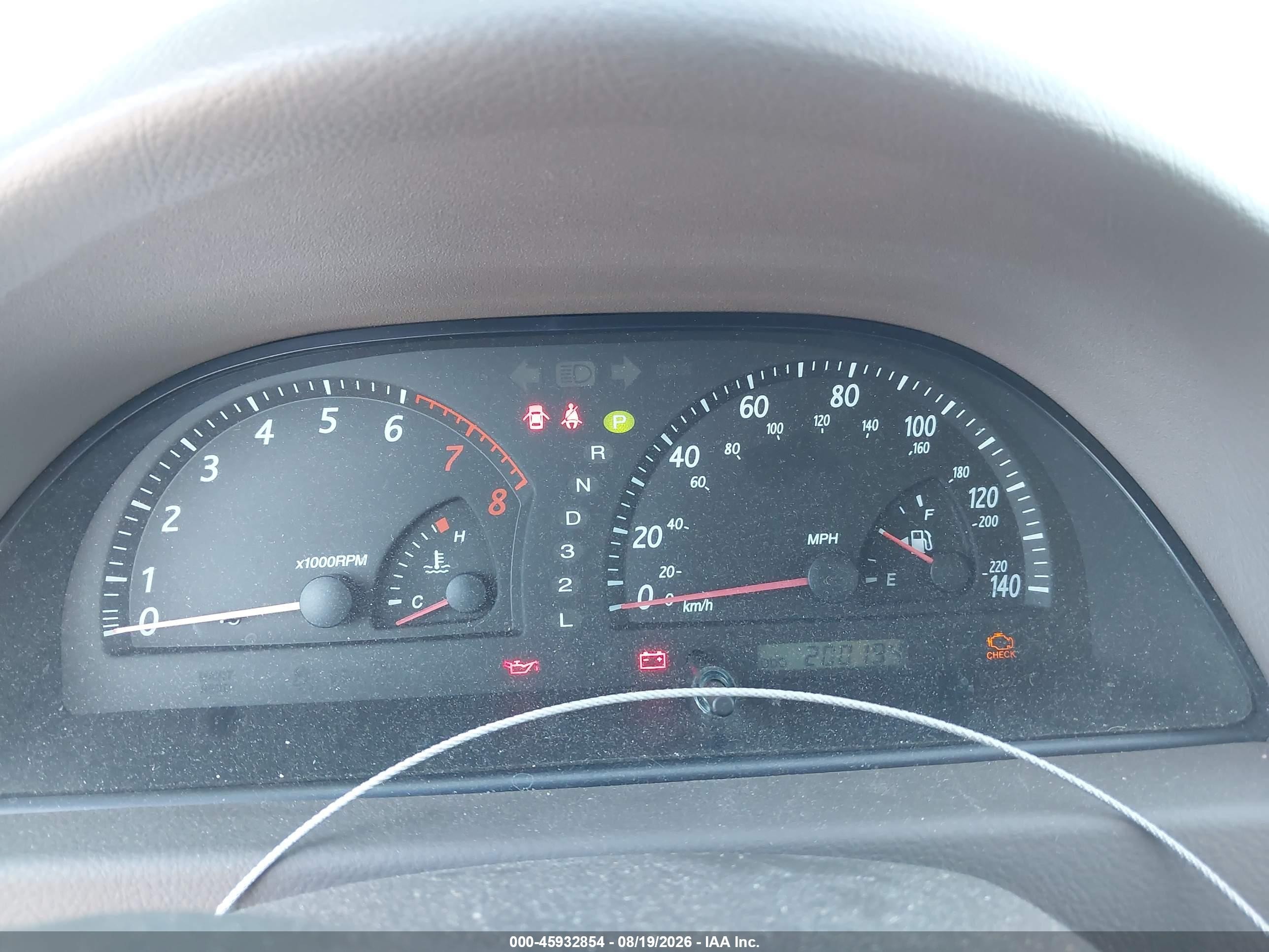 2004 Toyota Camry Xle V6 Серый vin: 4T1BF32K94U588773