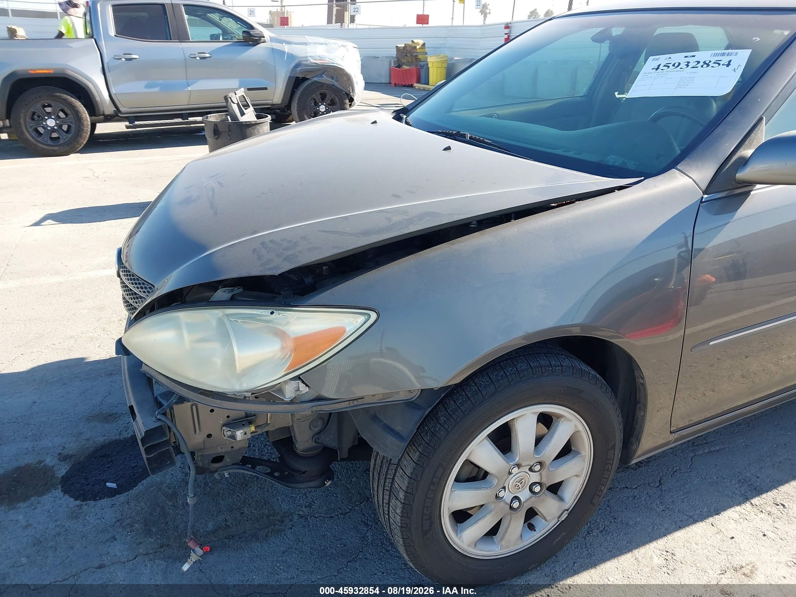 2004 Toyota Camry Xle V6 Серый vin: 4T1BF32K94U588773