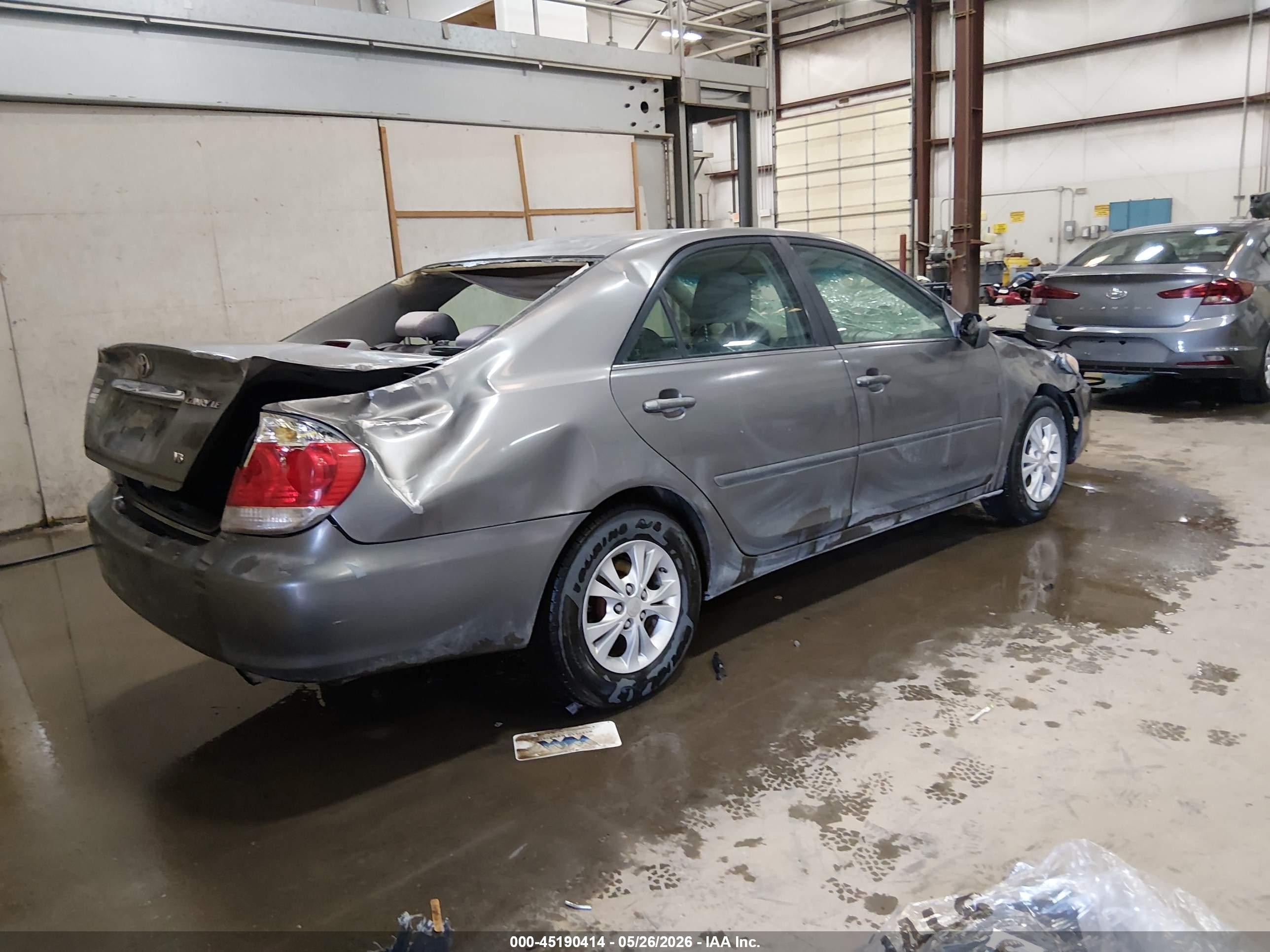 2006 Toyota Camry Le V6 Gray vin: 4T1BF32K96U623976