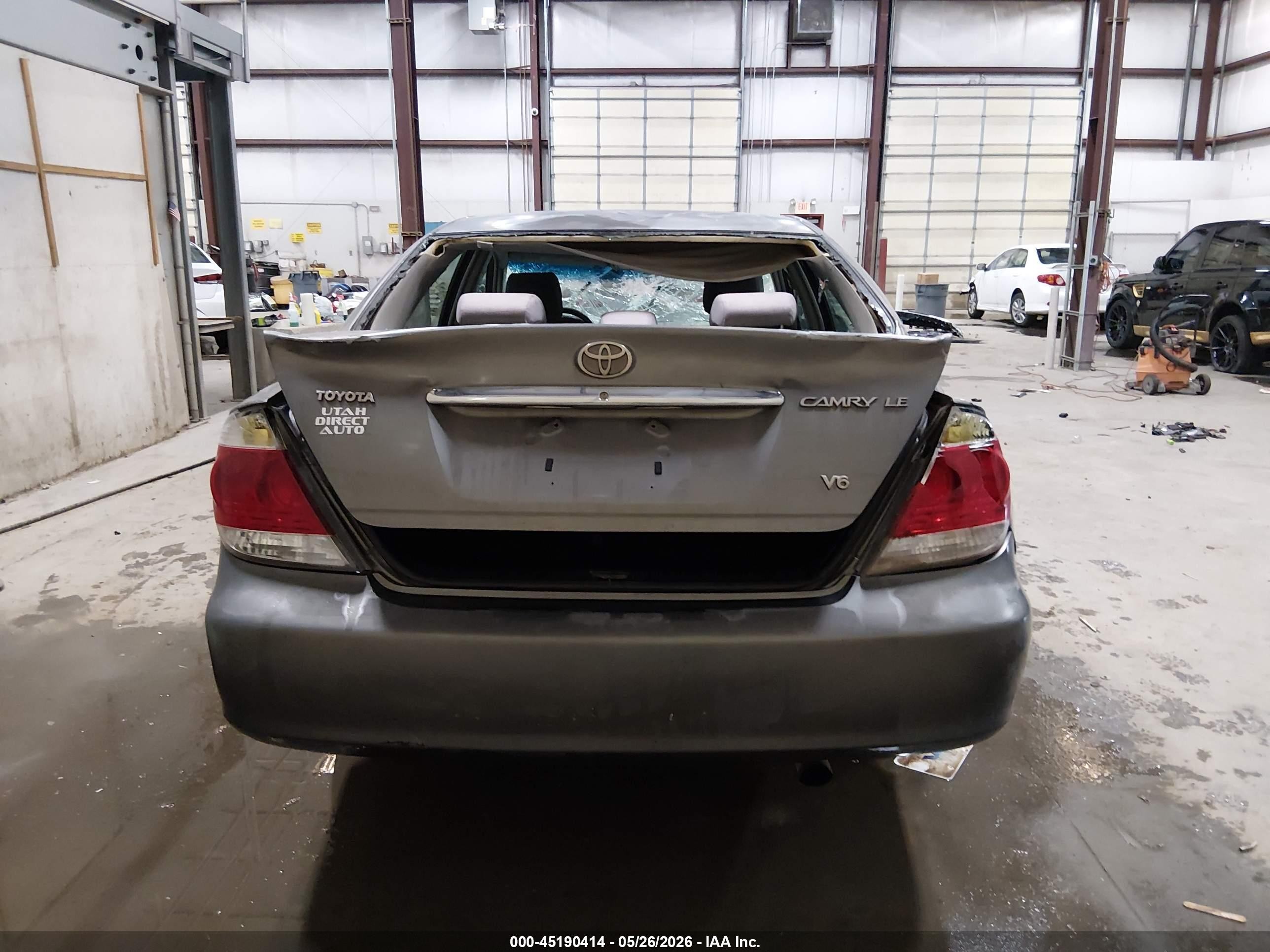 2006 Toyota Camry Le V6 Gray vin: 4T1BF32K96U623976
