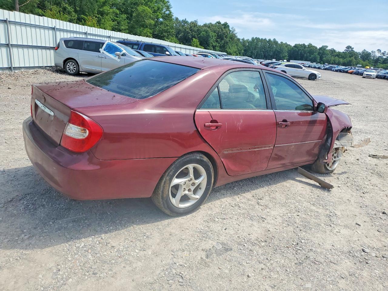 2002 Toyota Camry Xle V6 Burgundy vin: 4T1BF32KX2U025518