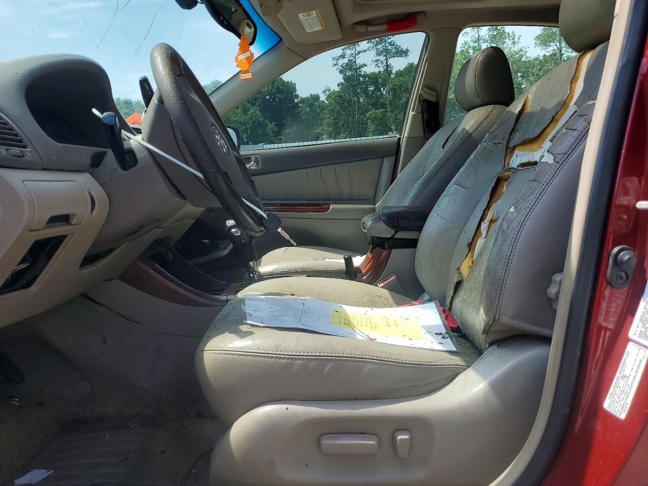 2002 Toyota Camry Xle V6 Burgundy vin: 4T1BF32KX2U025518