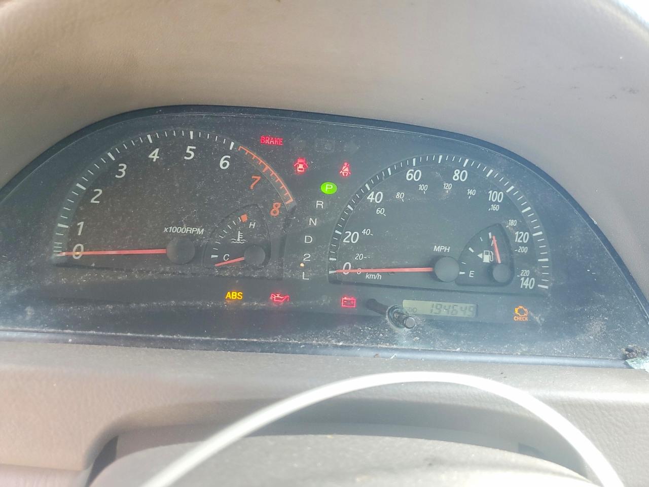 2002 Toyota Camry Xle V6 Burgundy vin: 4T1BF32KX2U025518