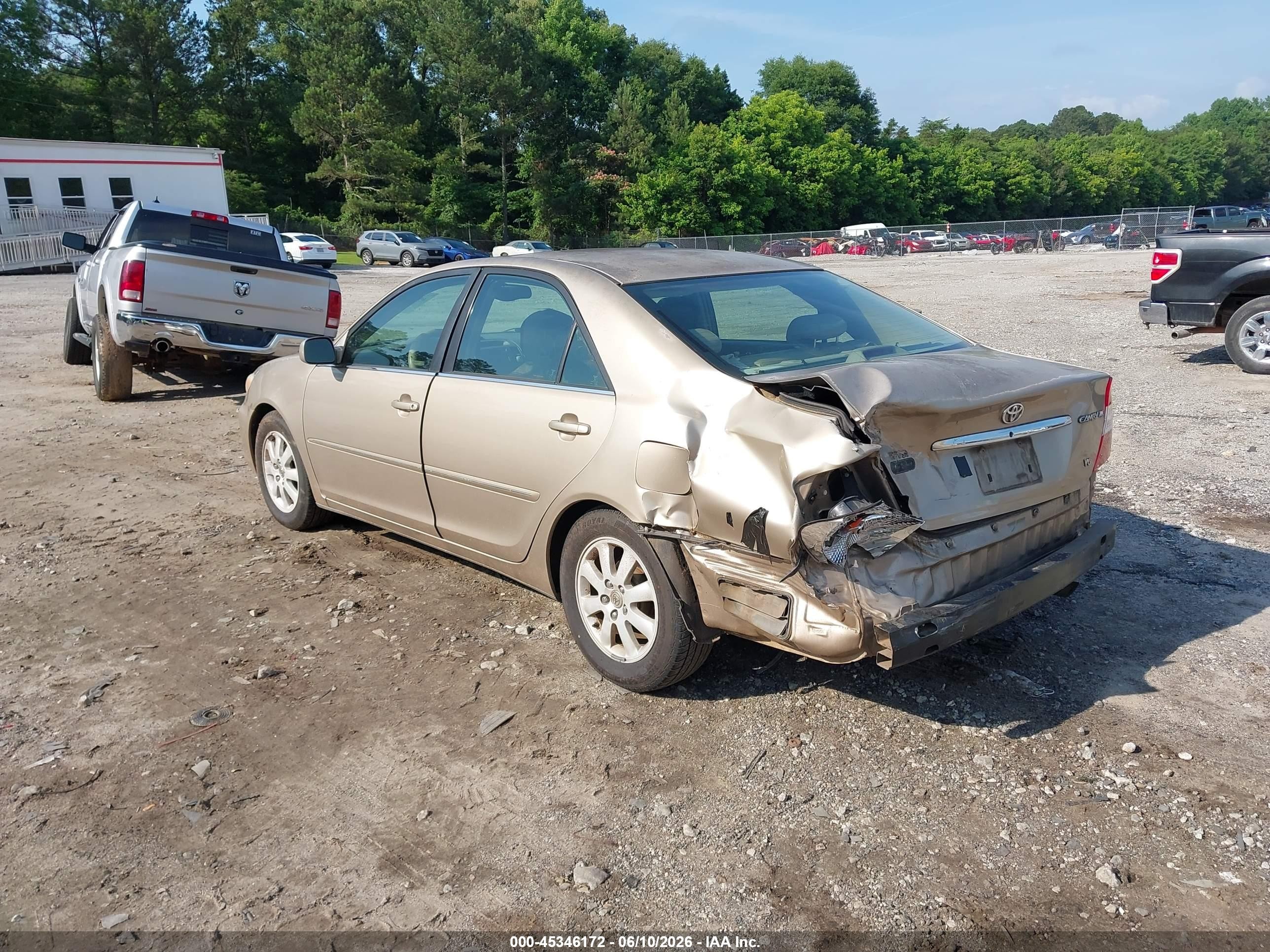 2002 Toyota Camry Xle Champagne vin: 4T1BF32KX2U034302