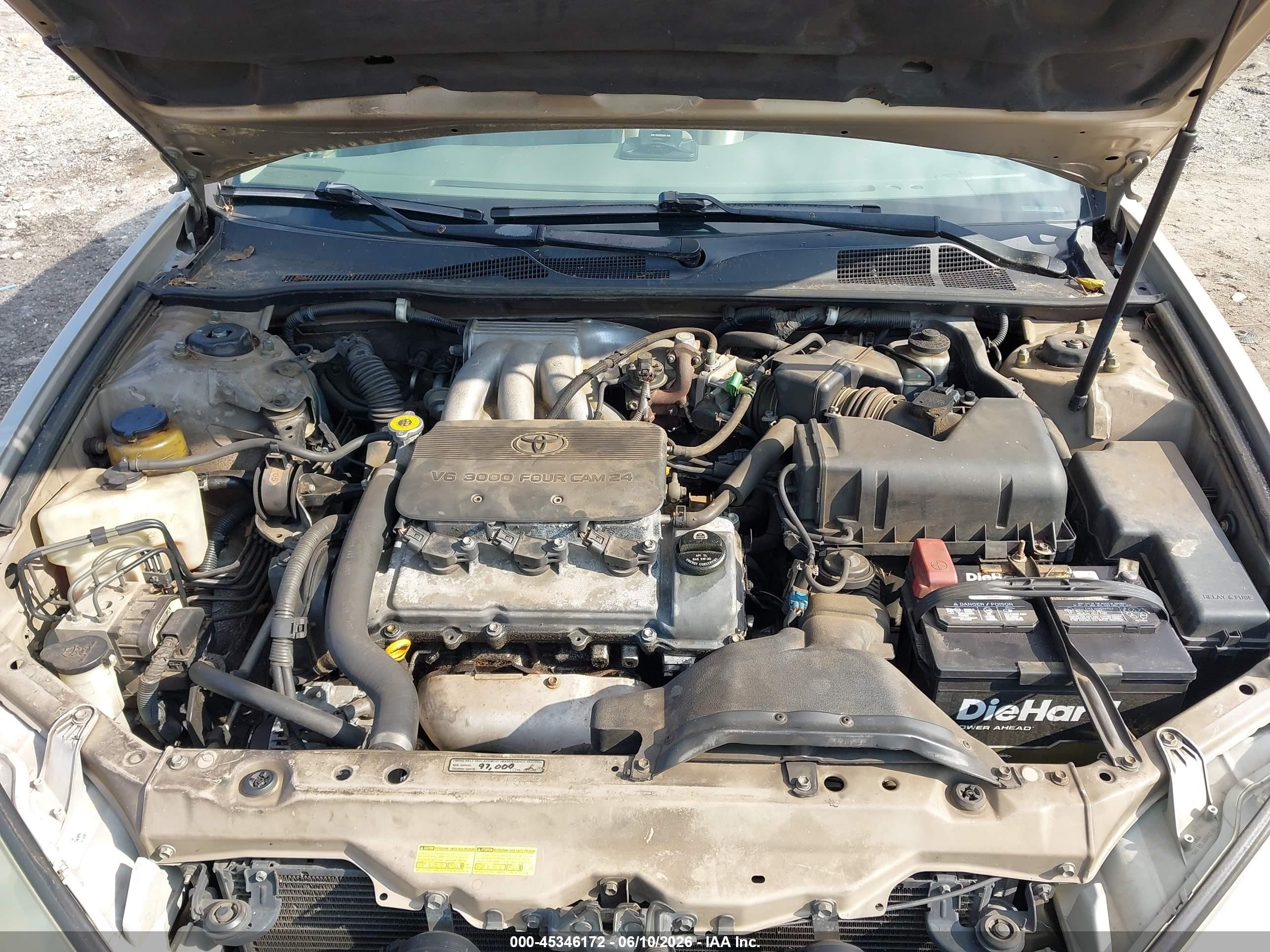 2002 Toyota Camry Xle Champagne vin: 4T1BF32KX2U034302