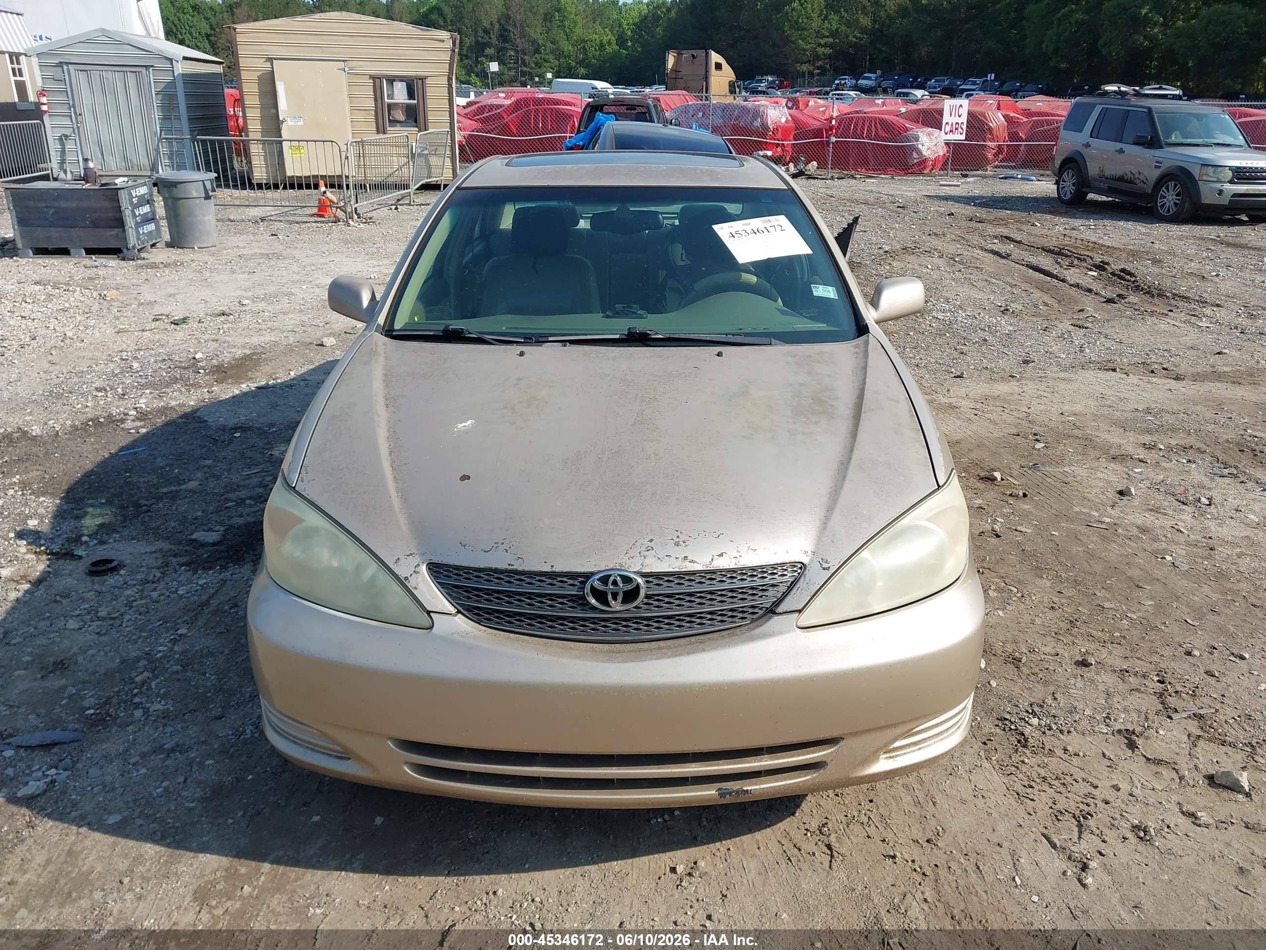 2002 Toyota Camry Xle Champagne vin: 4T1BF32KX2U034302