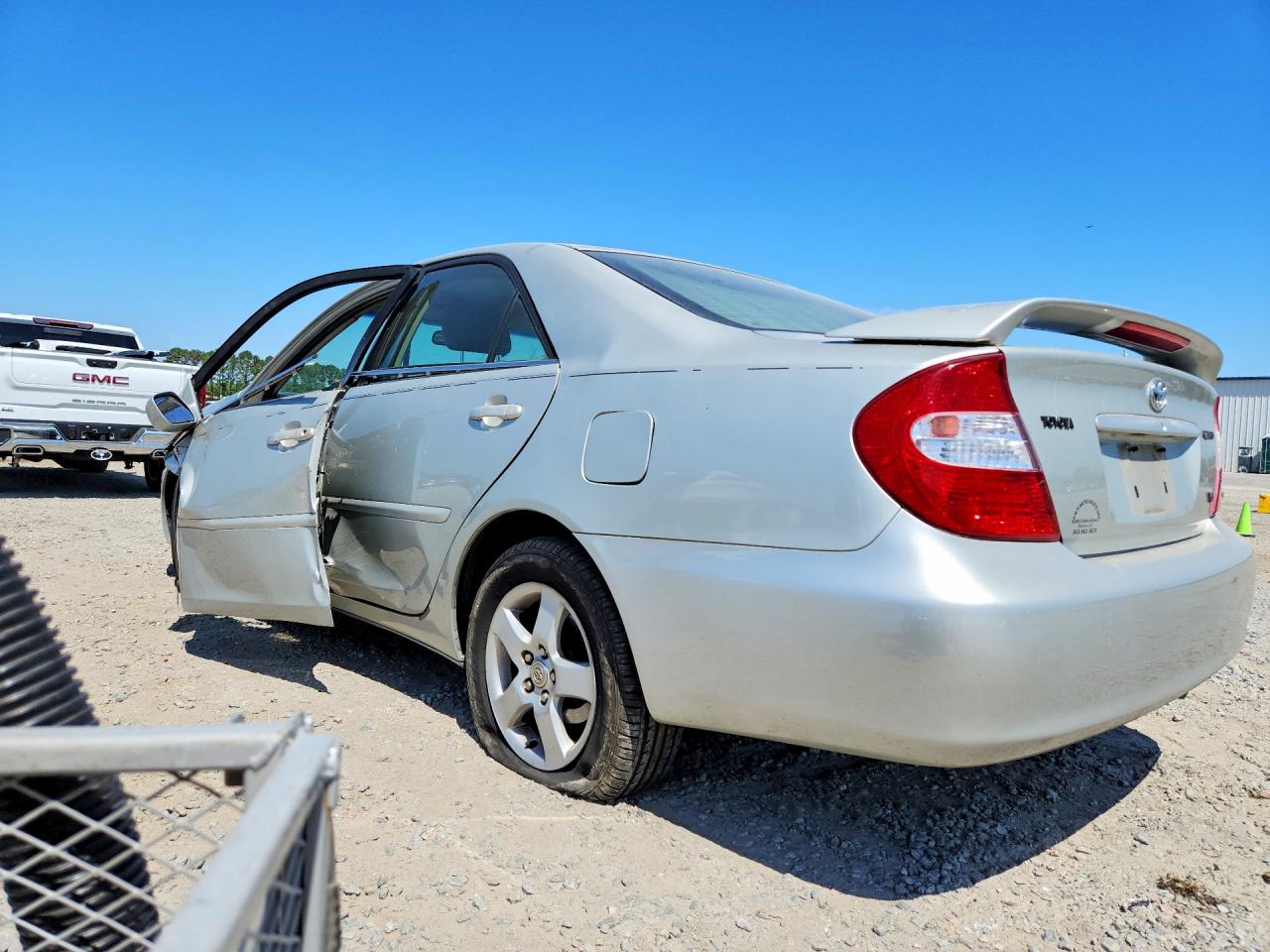 2003 Toyota Camry Se V6 Silver vin: 4T1BF32KX3U037508