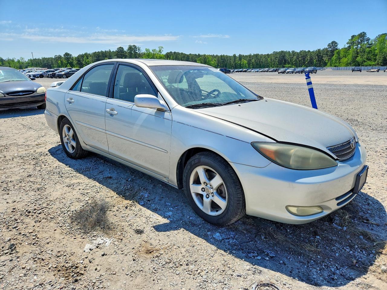 2003 Toyota Camry Se V6 Silver vin: 4T1BF32KX3U037508