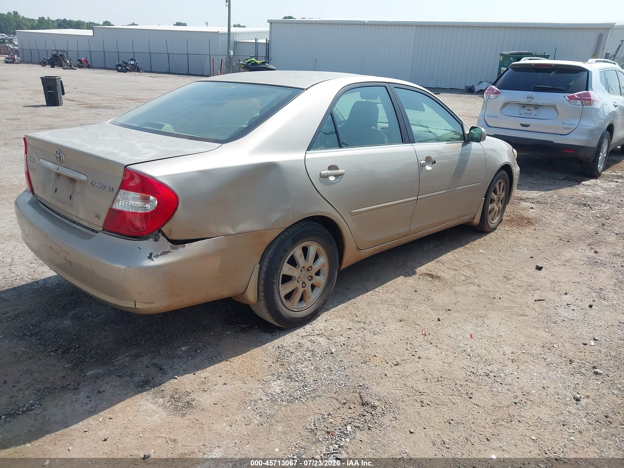 2003 Toyota Camry Xle V6 Tan vin: 4T1BF32KX3U060786