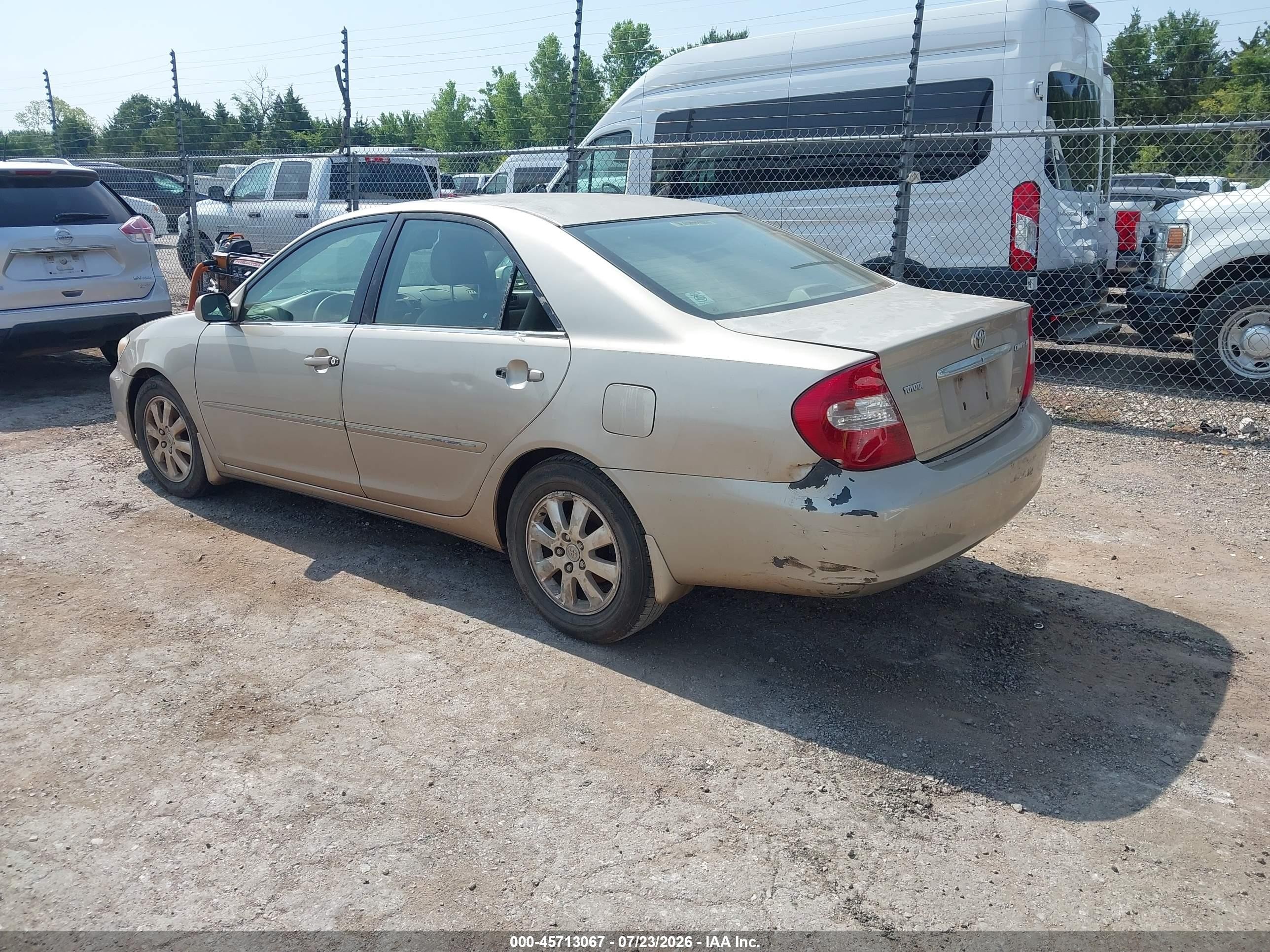 2003 Toyota Camry Xle V6 Tan vin: 4T1BF32KX3U060786